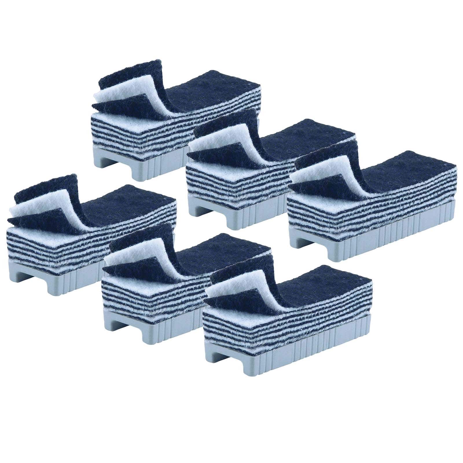 Charles Leonard 5" Felt Whiteboard Eraser with Peel Away Layers, 6ct.