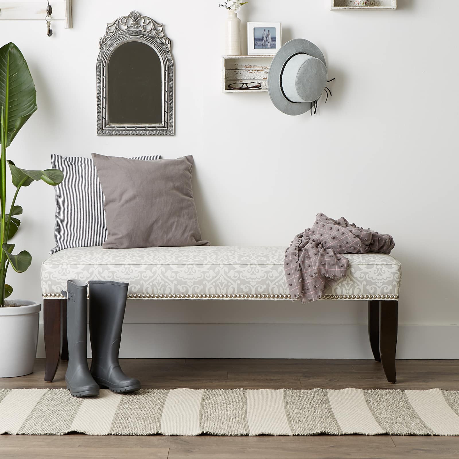 DII® Variegated Stripe Recycled Yarn Floor Runner