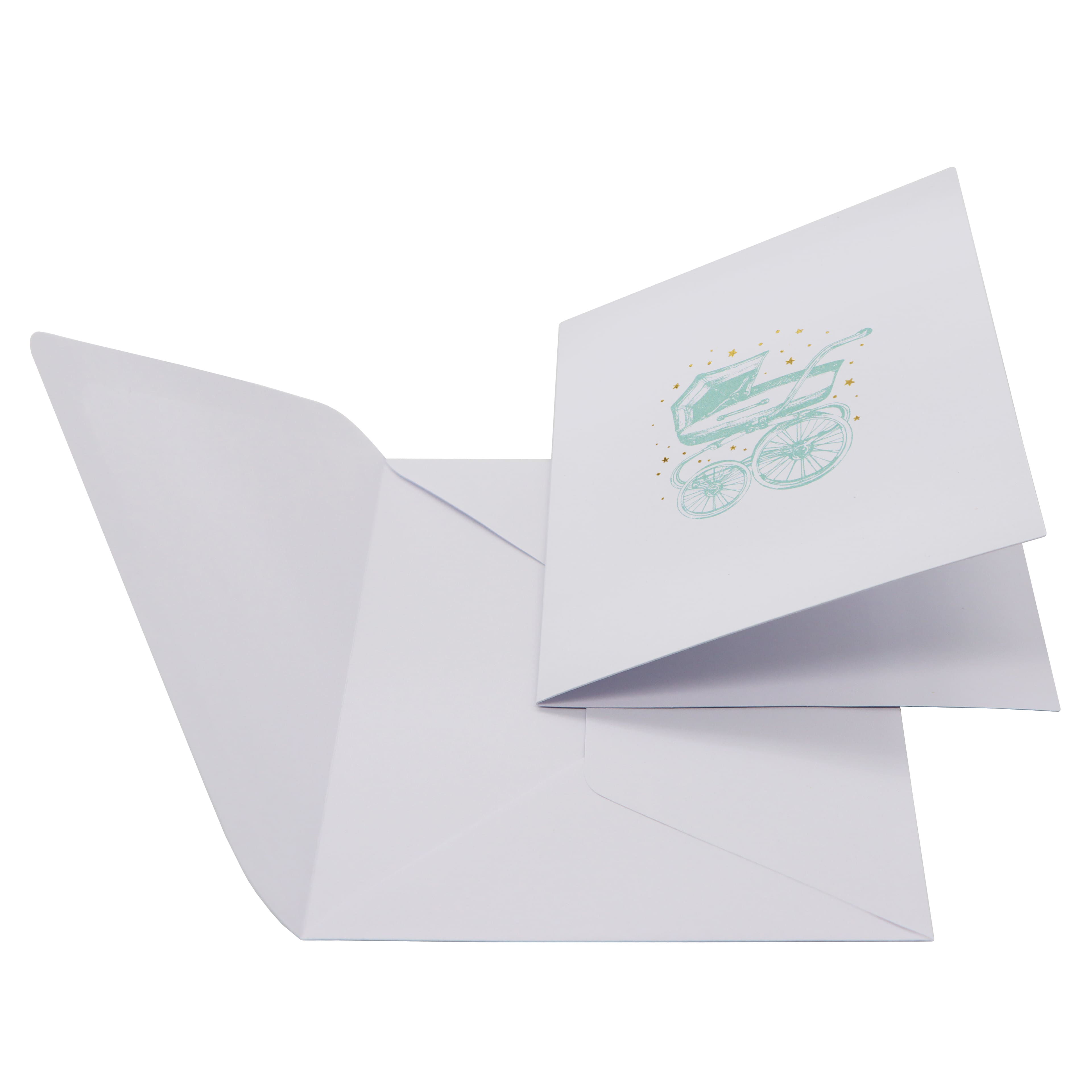 Baby Stroller Blank Greeting Card Set by Celebrate It™