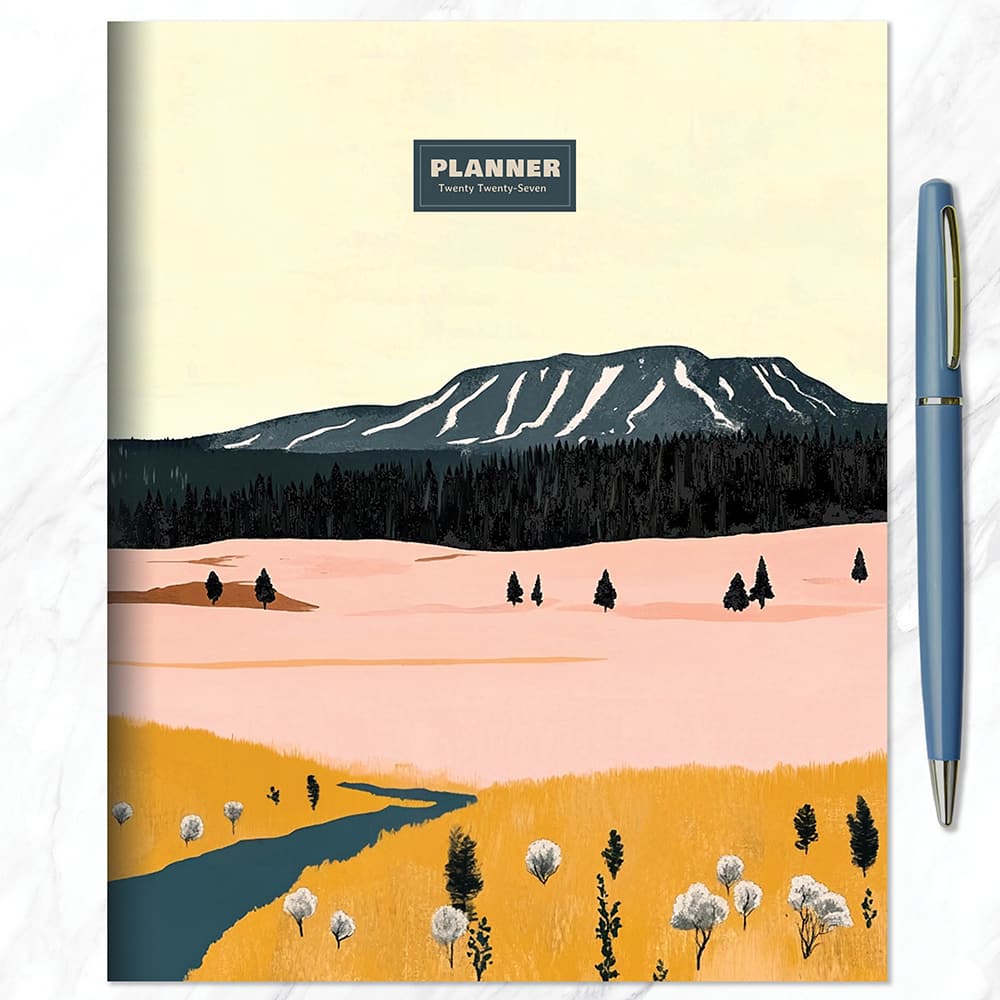2027 Mountain Vista Medium Monthly Planner