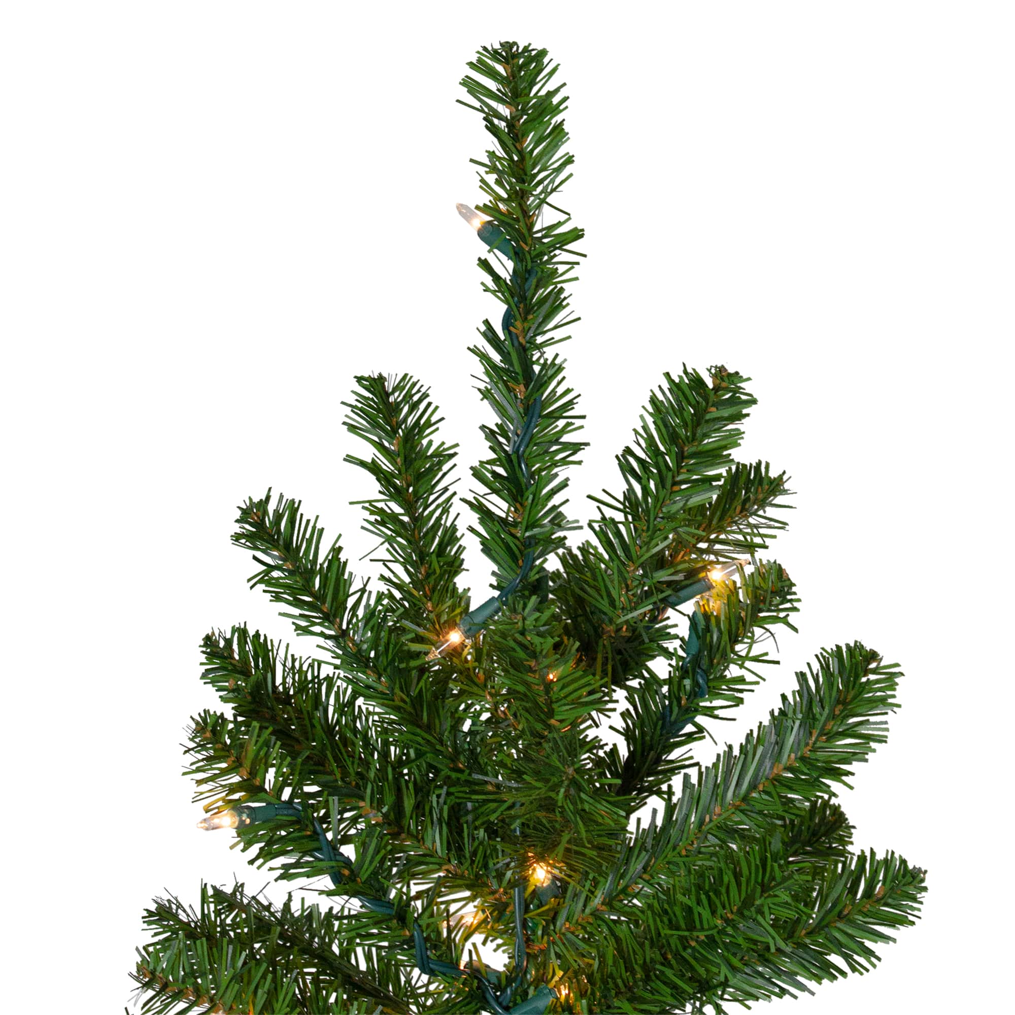 6.5ft. Pre-Lit Canadian Pine Artificial Christmas Tree, Clear Lights