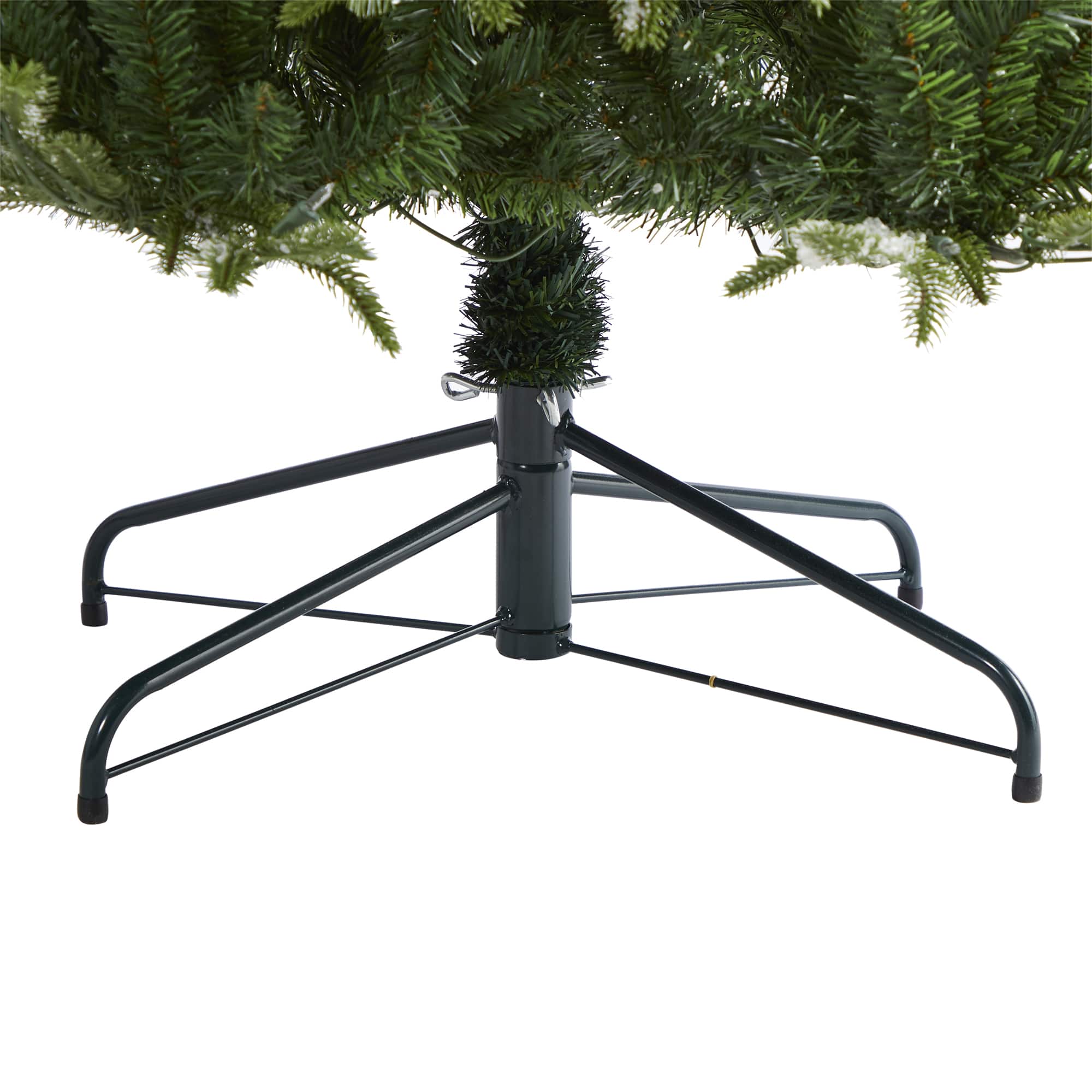 7ft. Pre-Lit Snowed Grand Teton Artificial Christmas Tree with Clear LED Lights