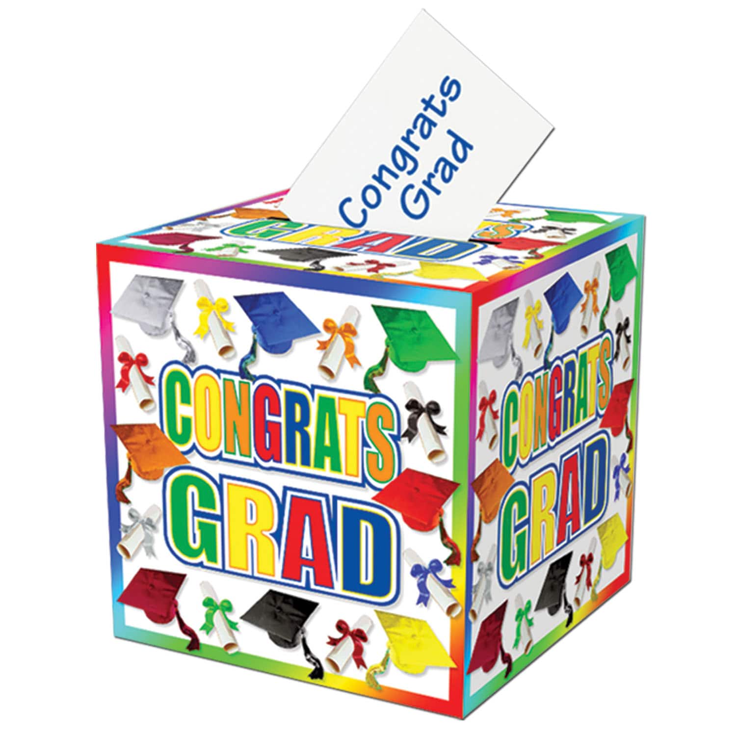 congrats grad card box Graduation and home hostesses alike. Custom Graduate Card Box -