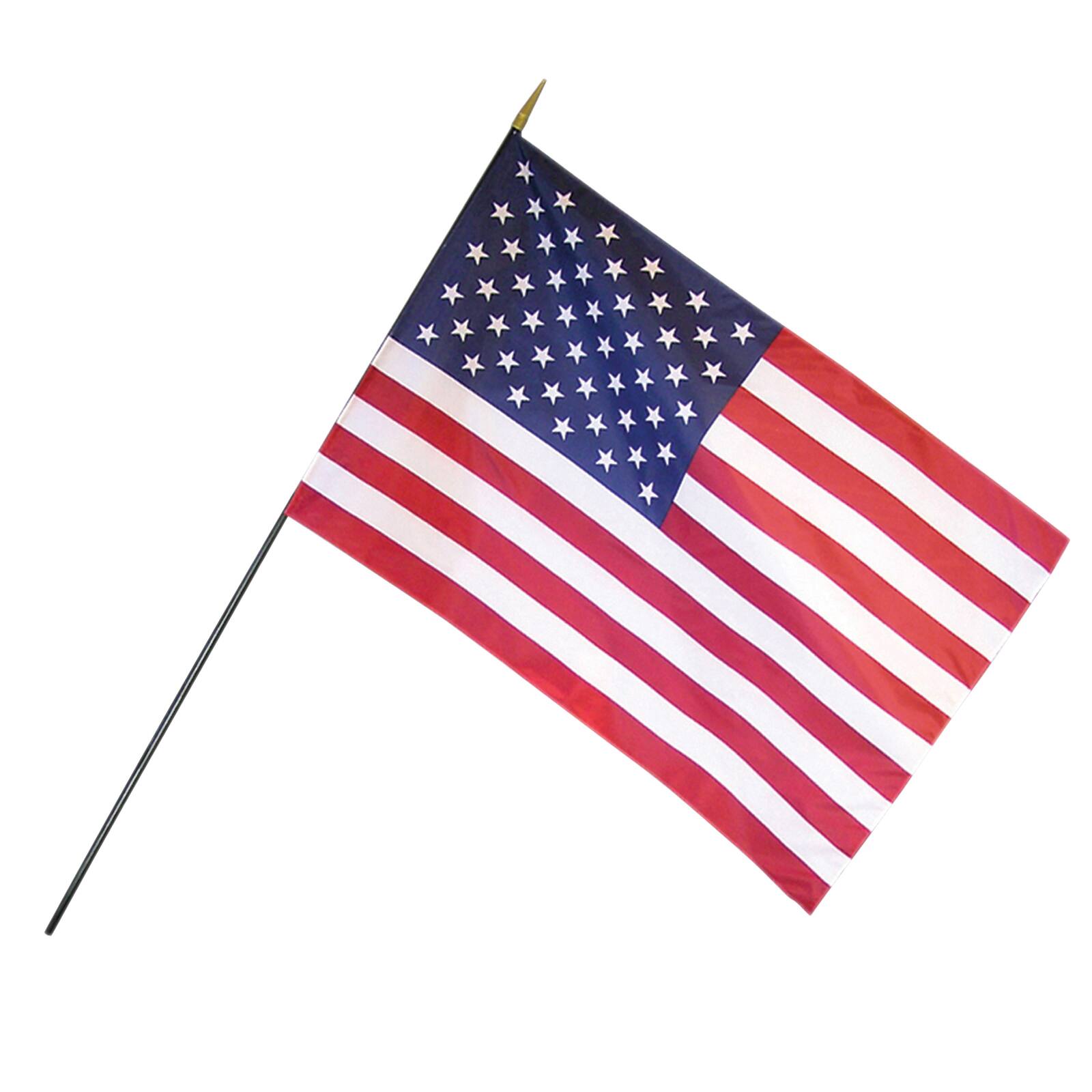 Annin & Company 24" x 36" U.S. Classroom Flag with Staff, 2ct.