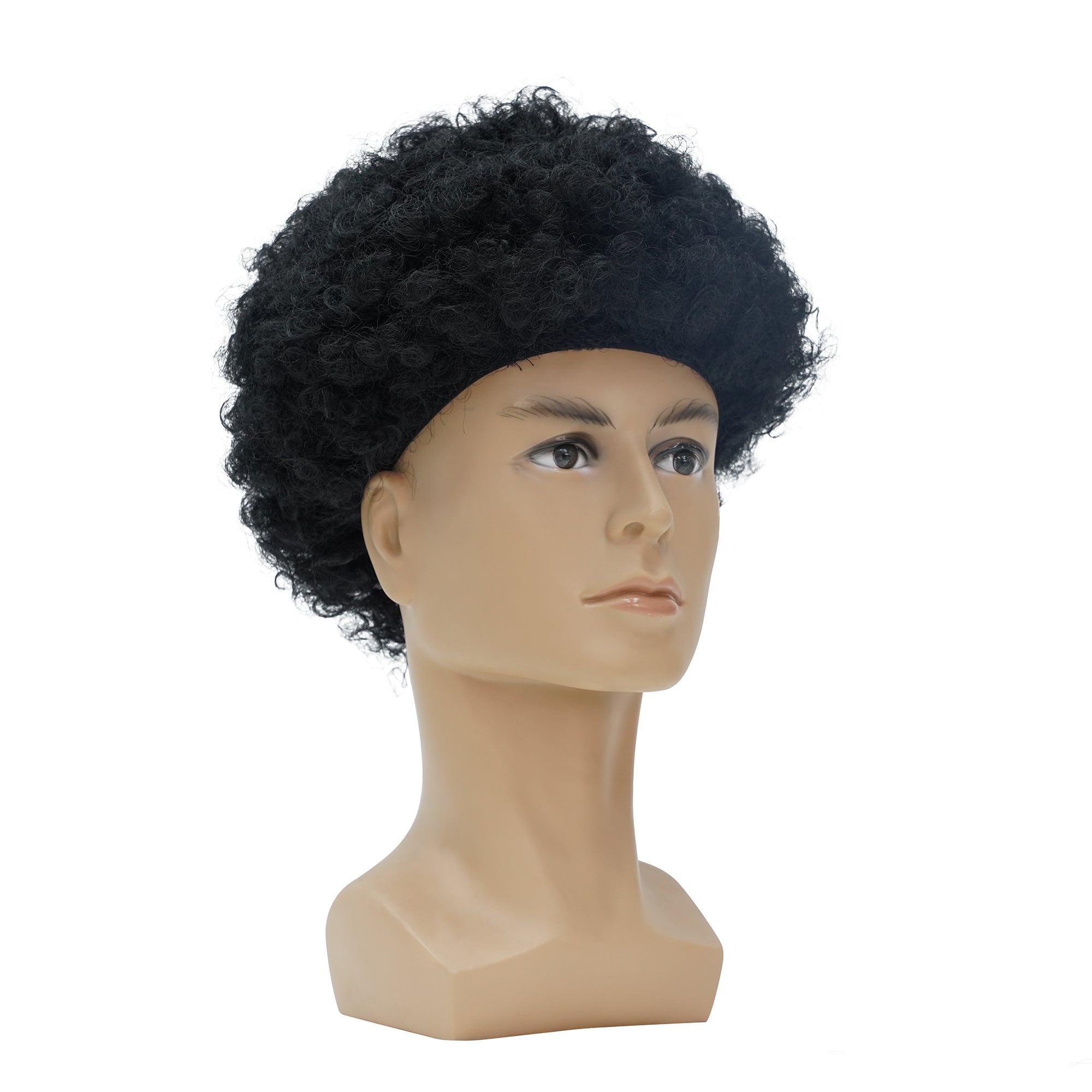Adult Short Curly Costume Wig