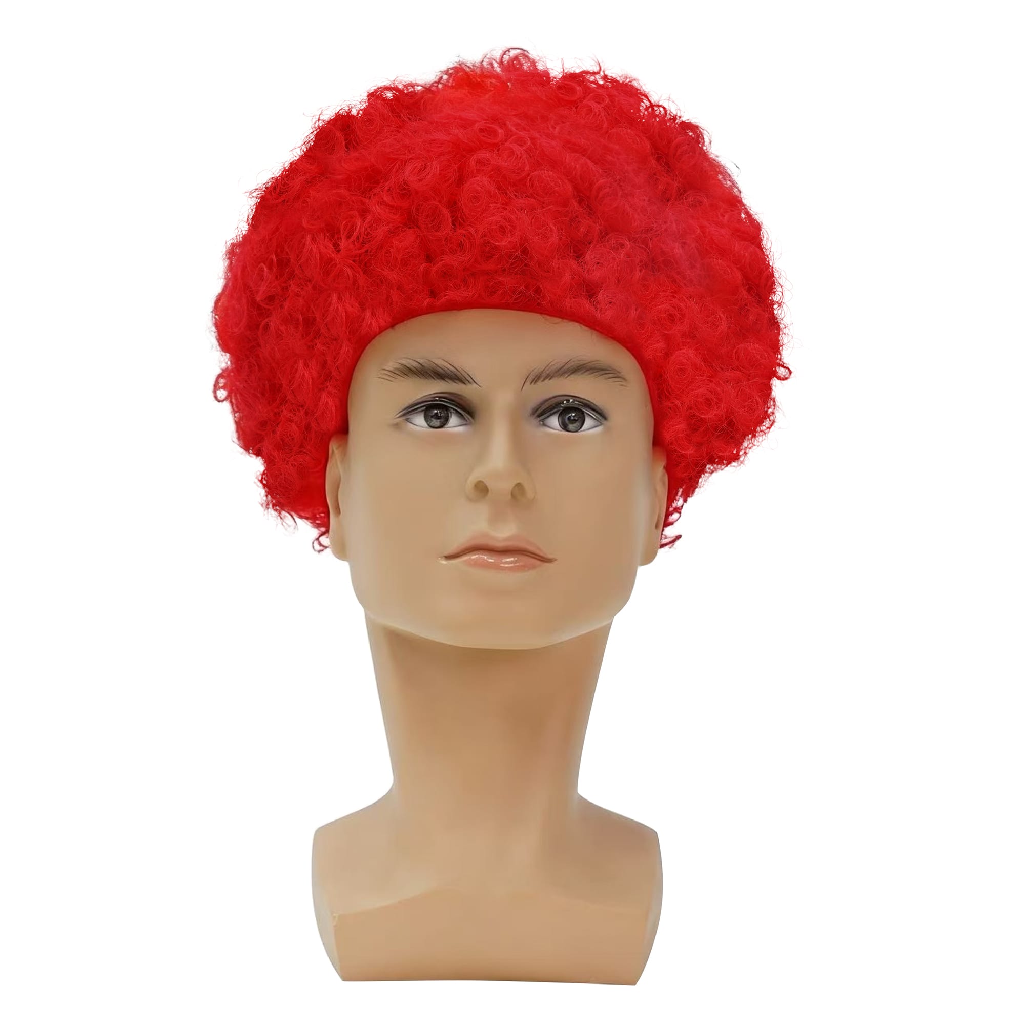 Adult Short Curly Costume Wig