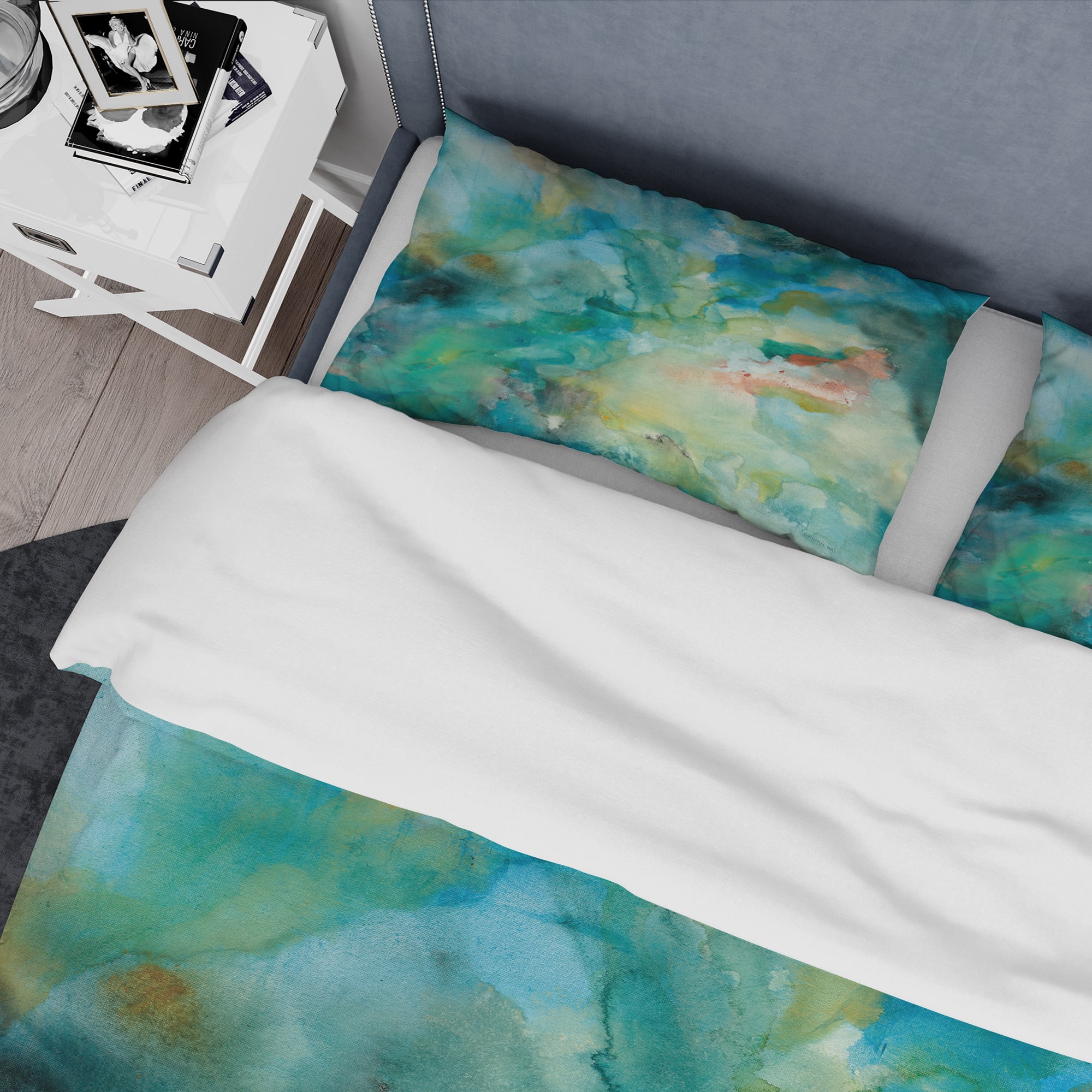 Designart 'Interstellar' Geometric Bedding Set - Duvet Cover & Shams