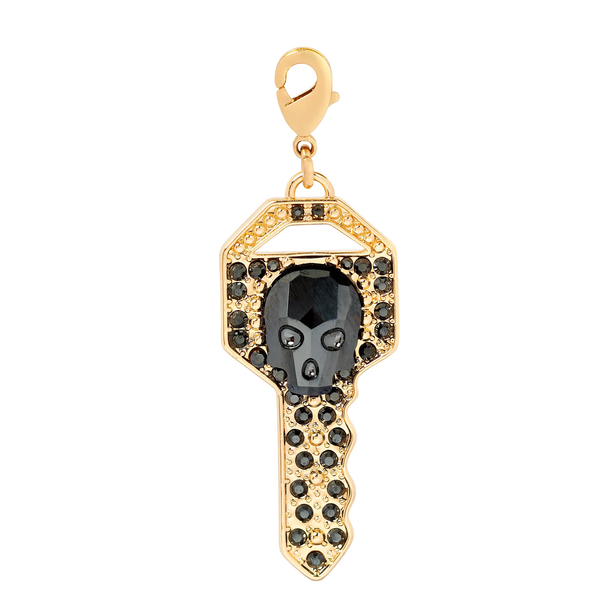 Skull Key Austrian Crystal Charm by Bead Landing™
