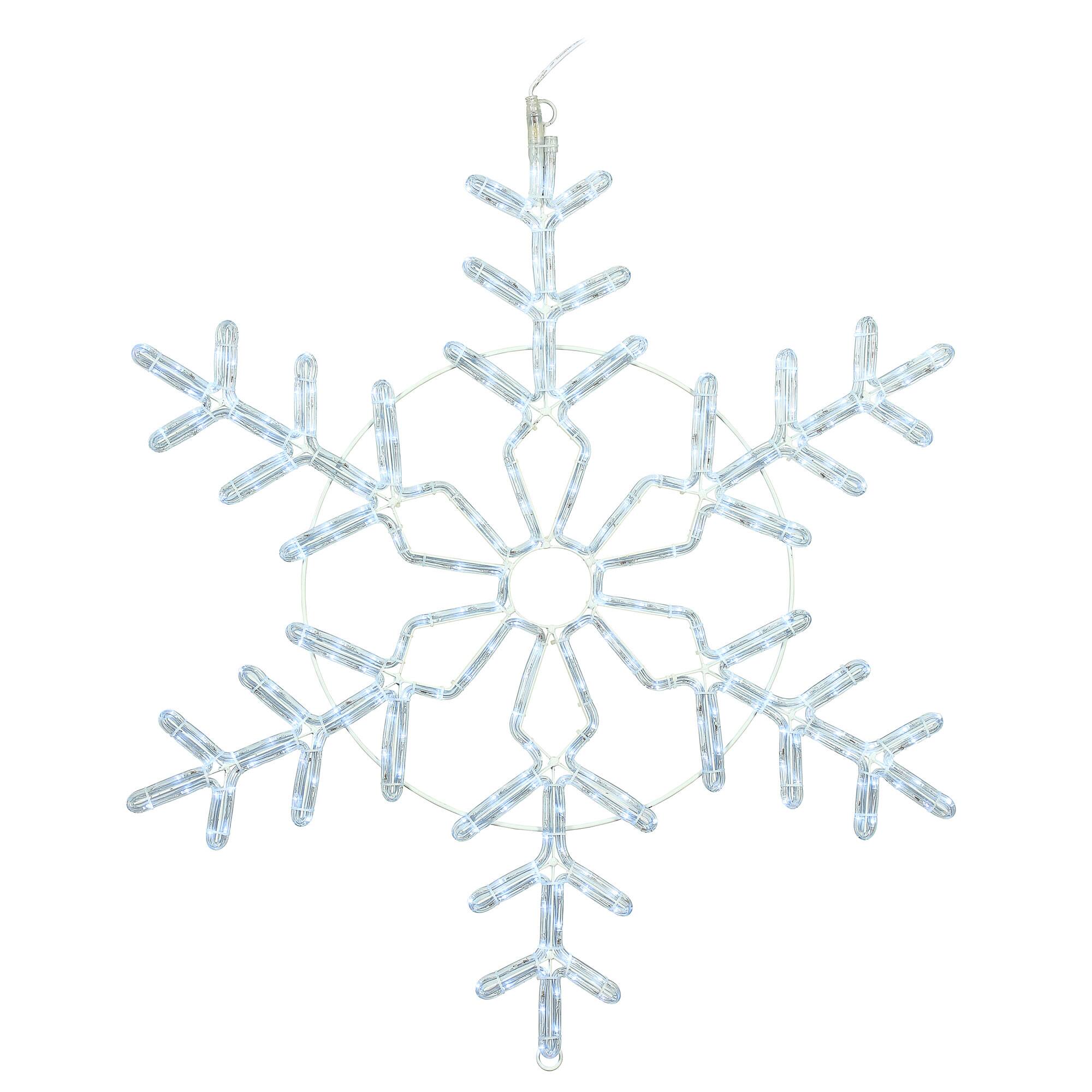 Vickerman Pure White LED Forked Twinkle Ropelight Snowflake | 36" | Michaels®