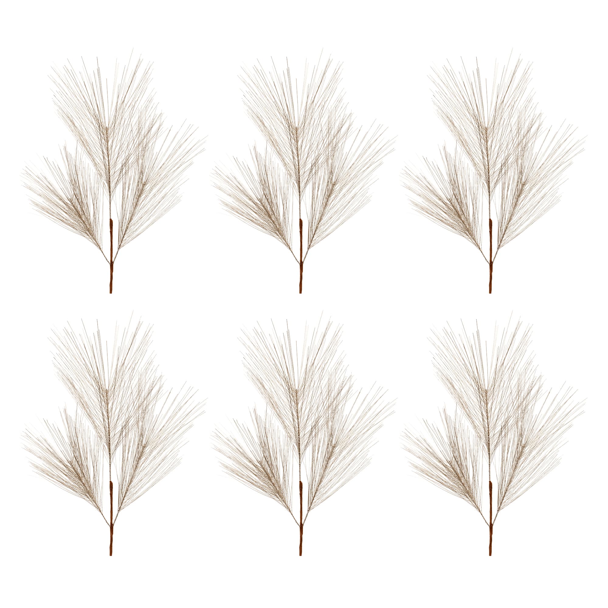 2ft. Silver Long Needle Pine Spray, 6ct.