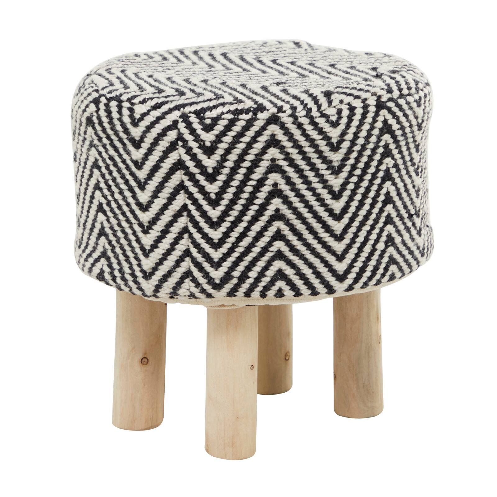 Wood Bohemian Stool