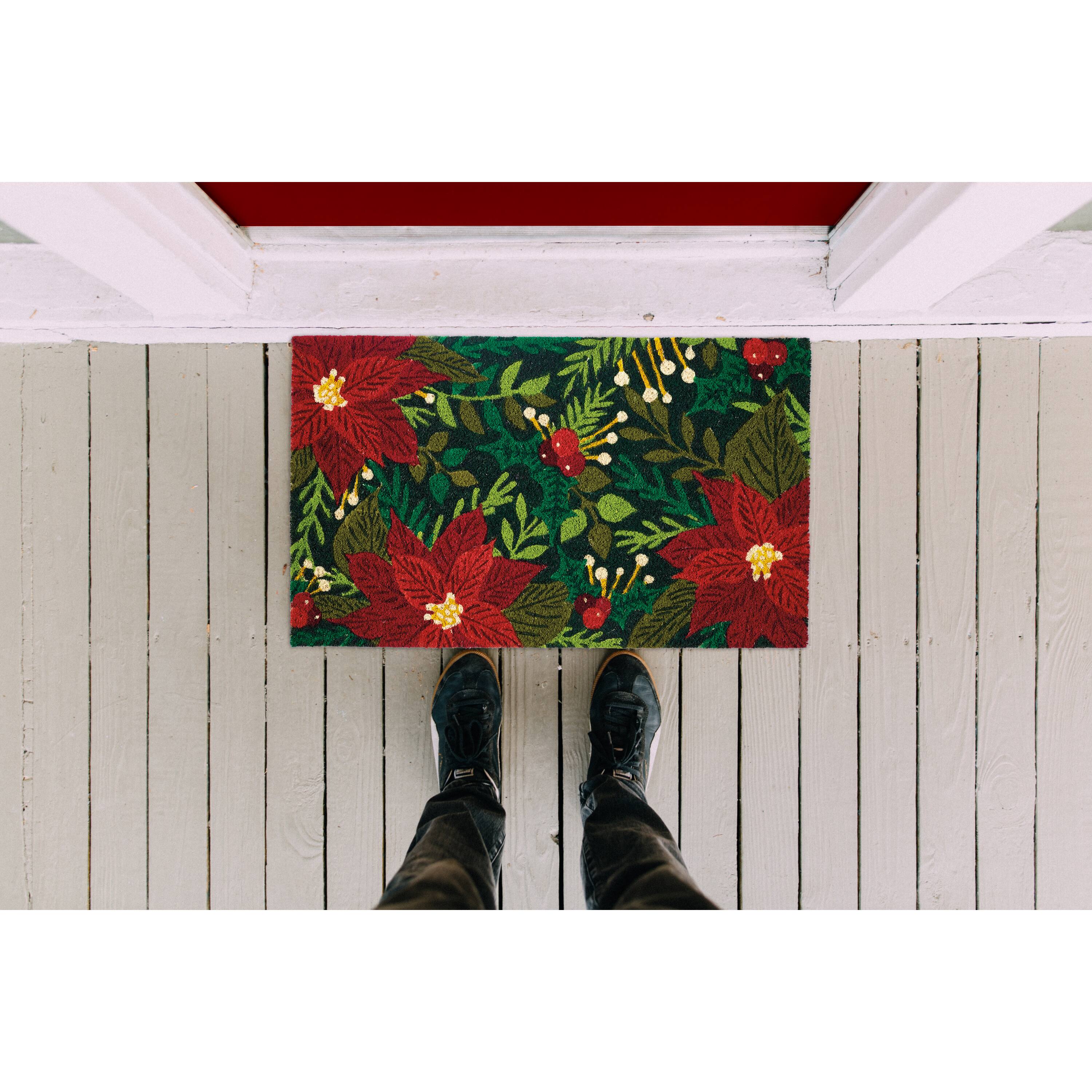 DII® Poinsettias Doormat