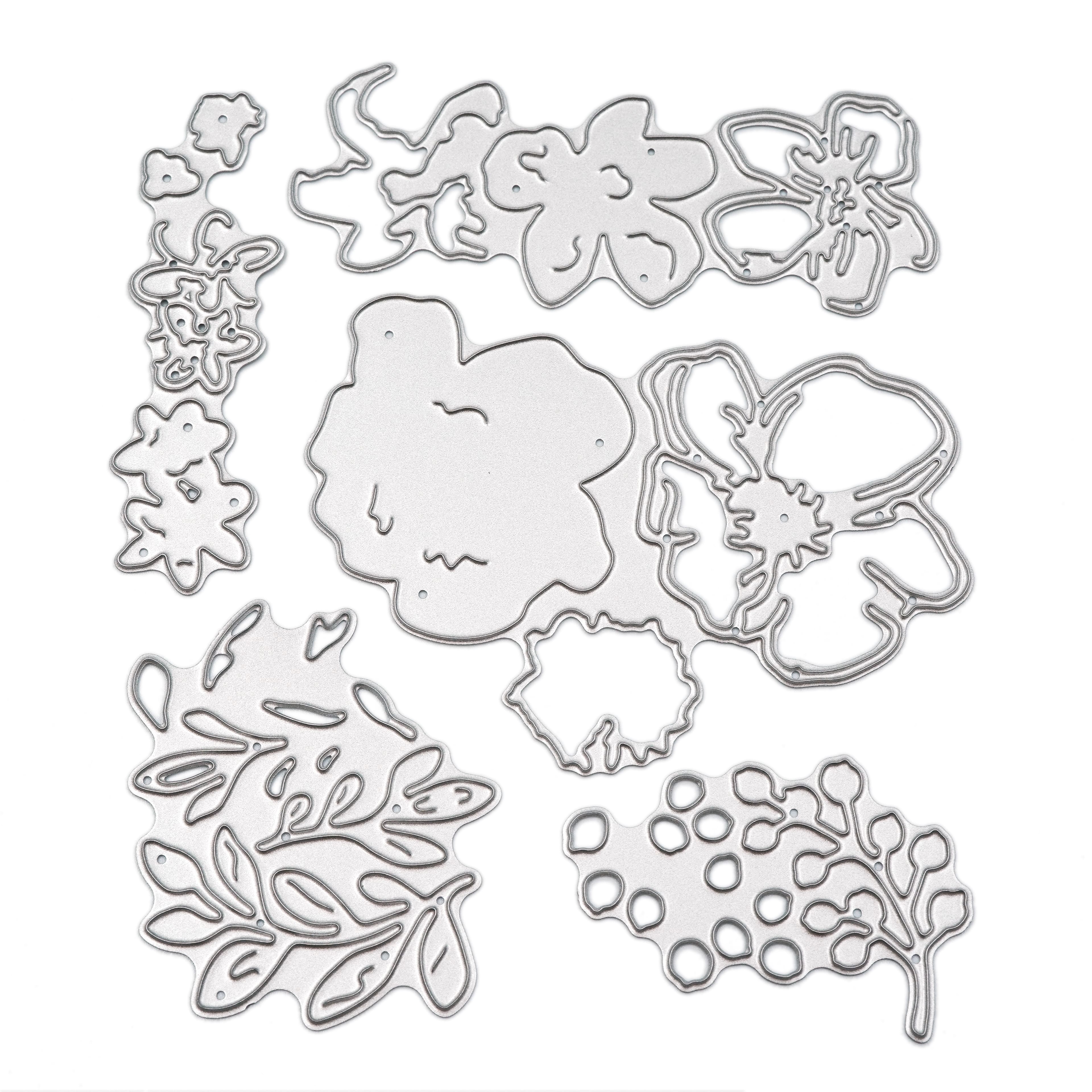 6 Pack: Poppy Flowers Layering Die Set by Recollections™