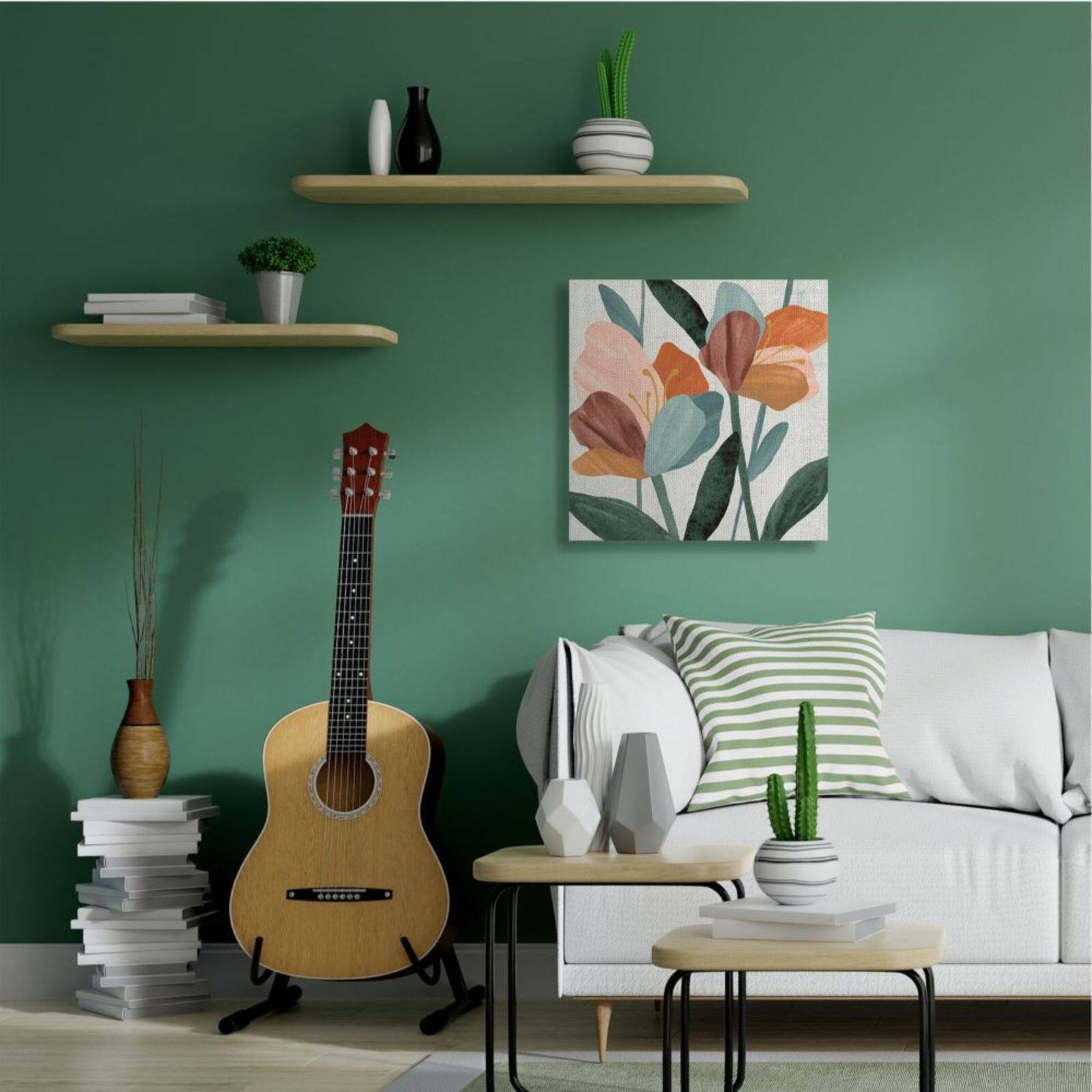 Stupell Industries Abstract Pink & Blue Azalea Wall Accent