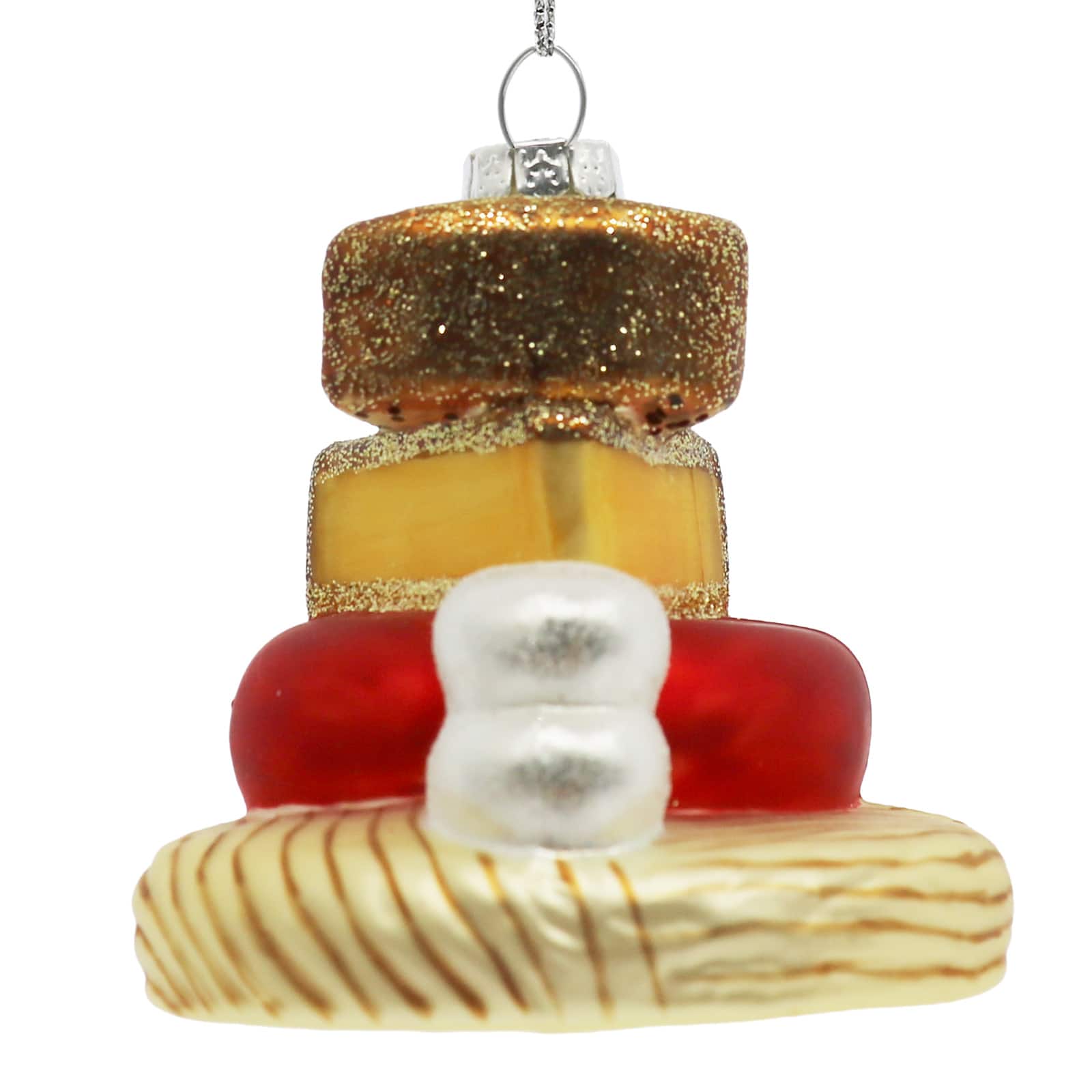 3" Cheese Stack Glass Ornament by Ashland®
