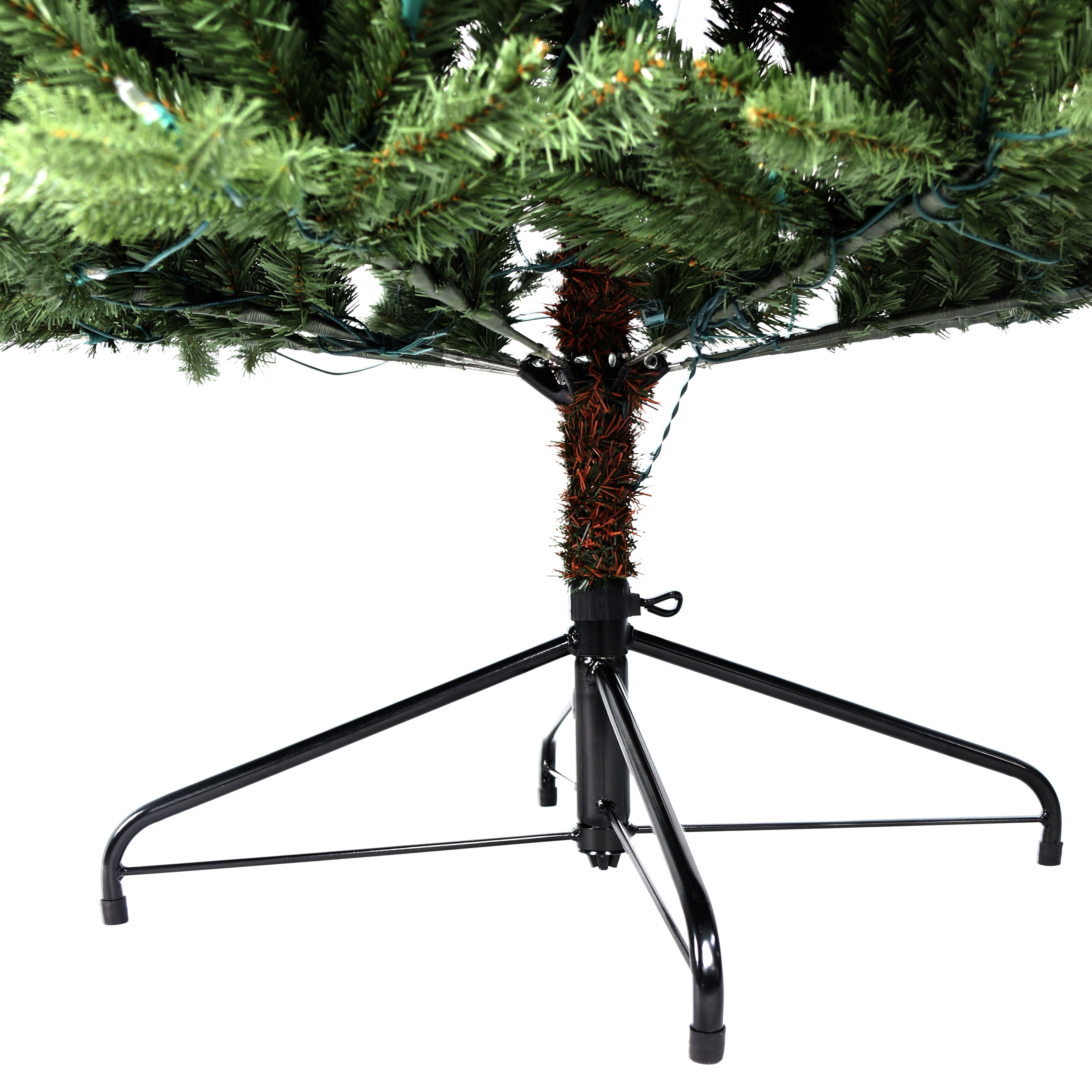 7.5ft. Pre-Lit Glenwood Slim Realistic Artificial Christmas Tree, Warm White LED Lights by Ashland®