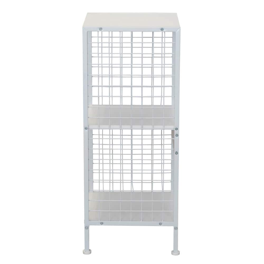 Household Essentials 28" Trellis 2 Compartment Storage Bookshelf