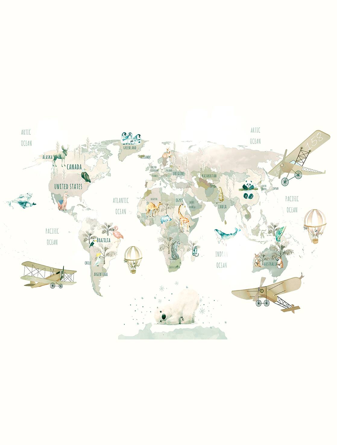 Designs Direct Oh The Places We Will Go Wall Mural