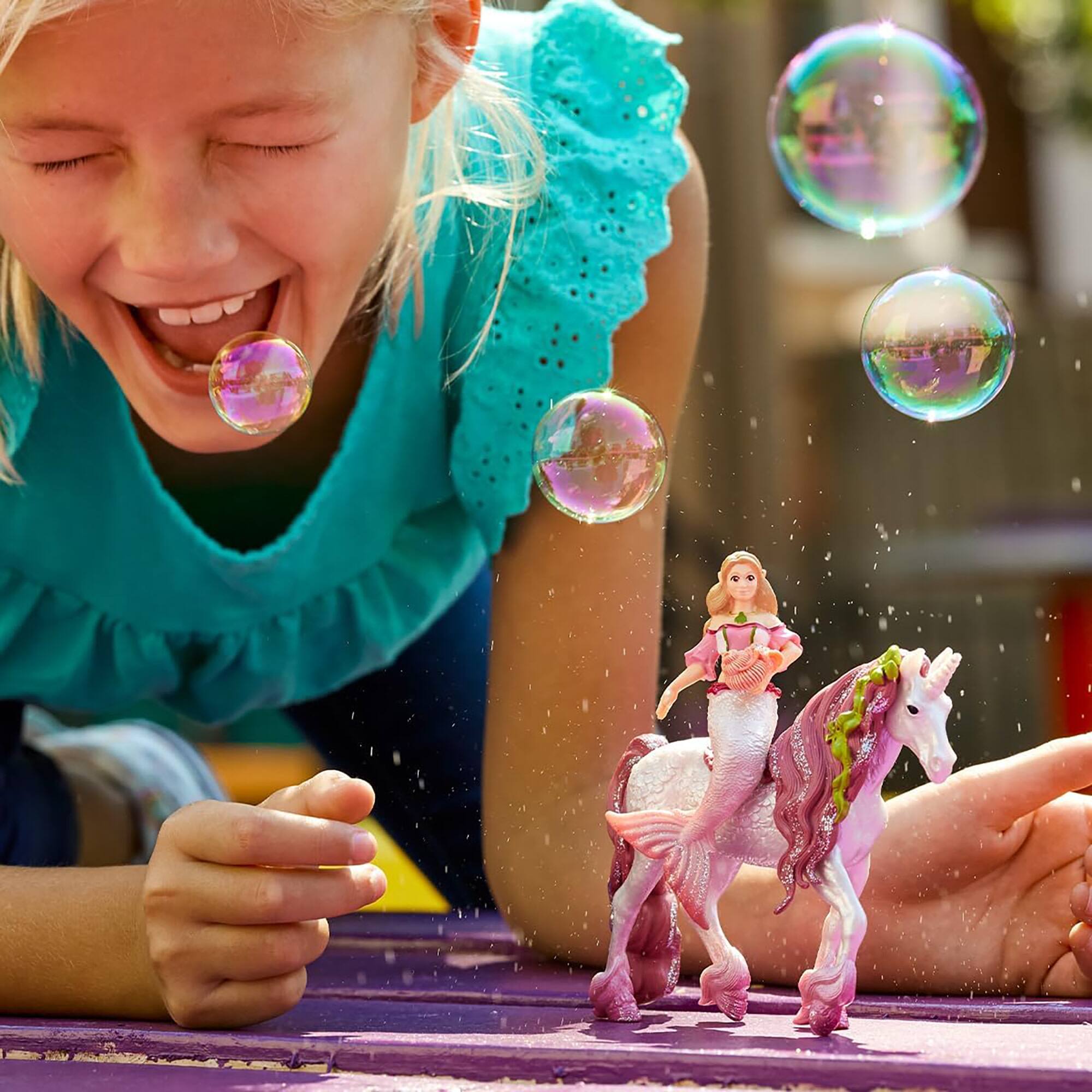 schleich® Bayala® Mermaid Feya Riding Underwater Unicorn Playset