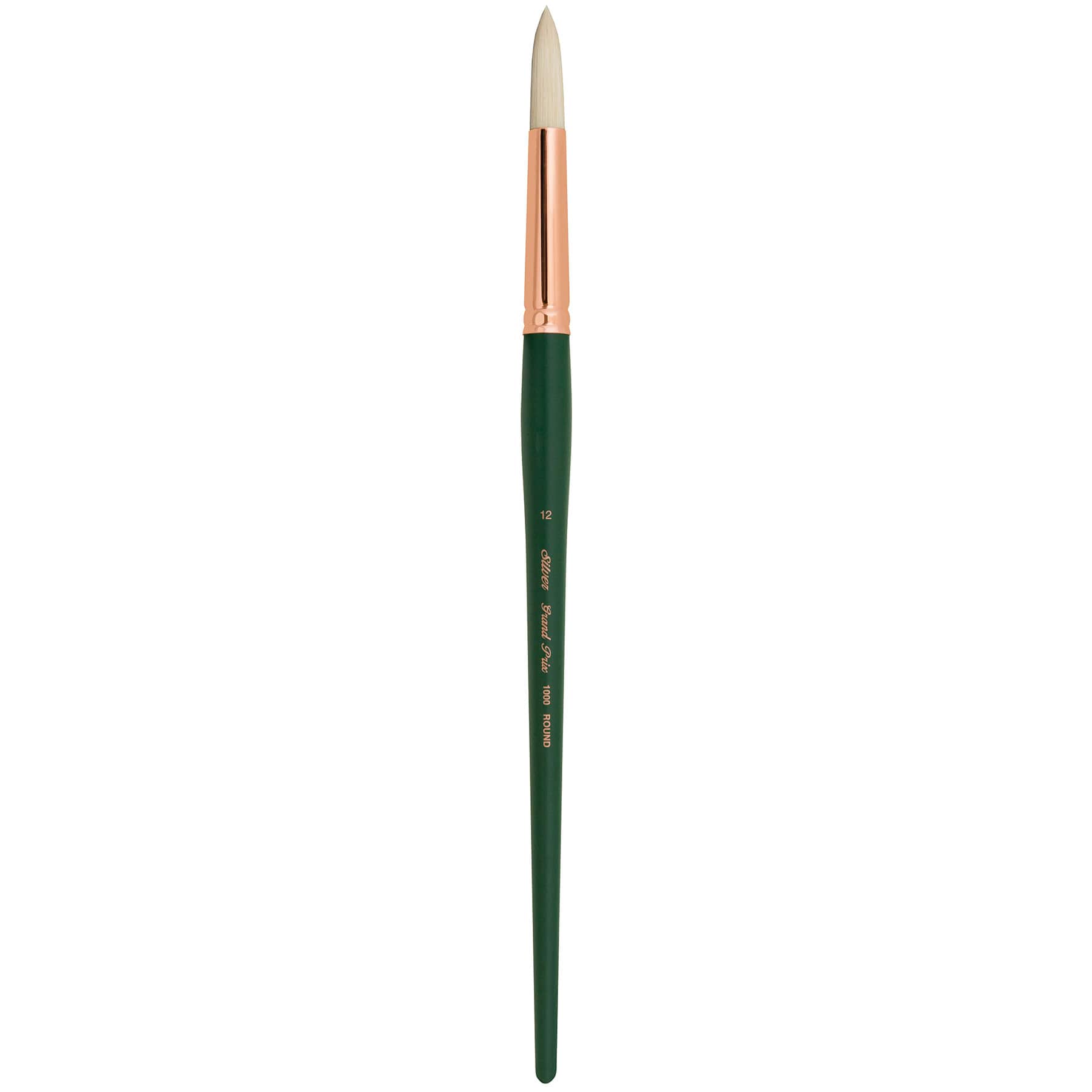 Silver Brush Limited Grand Prix® Series 1000 Size 12 Long Handle Round Brush