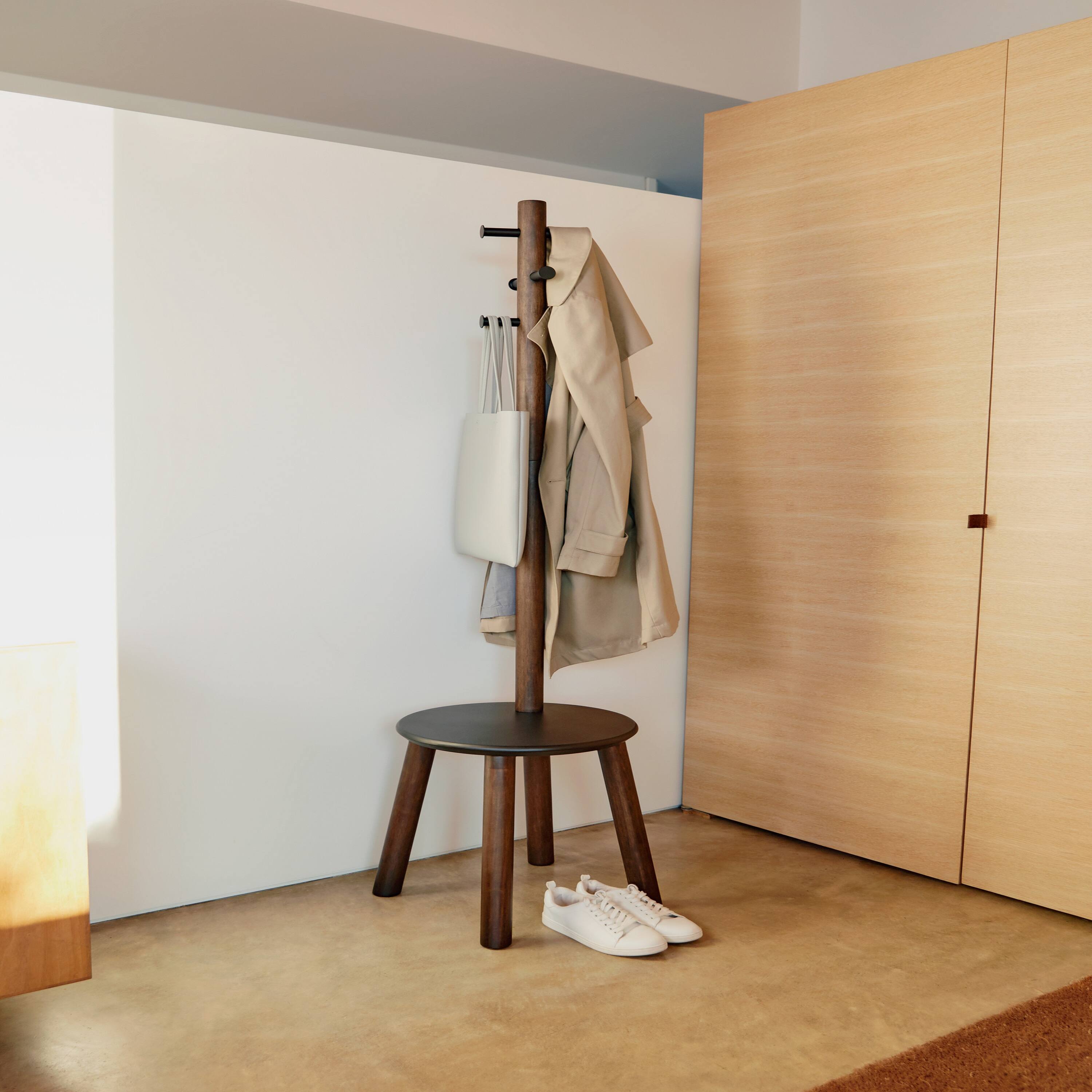 Umbra 65" Pillar Stool & Coatrack