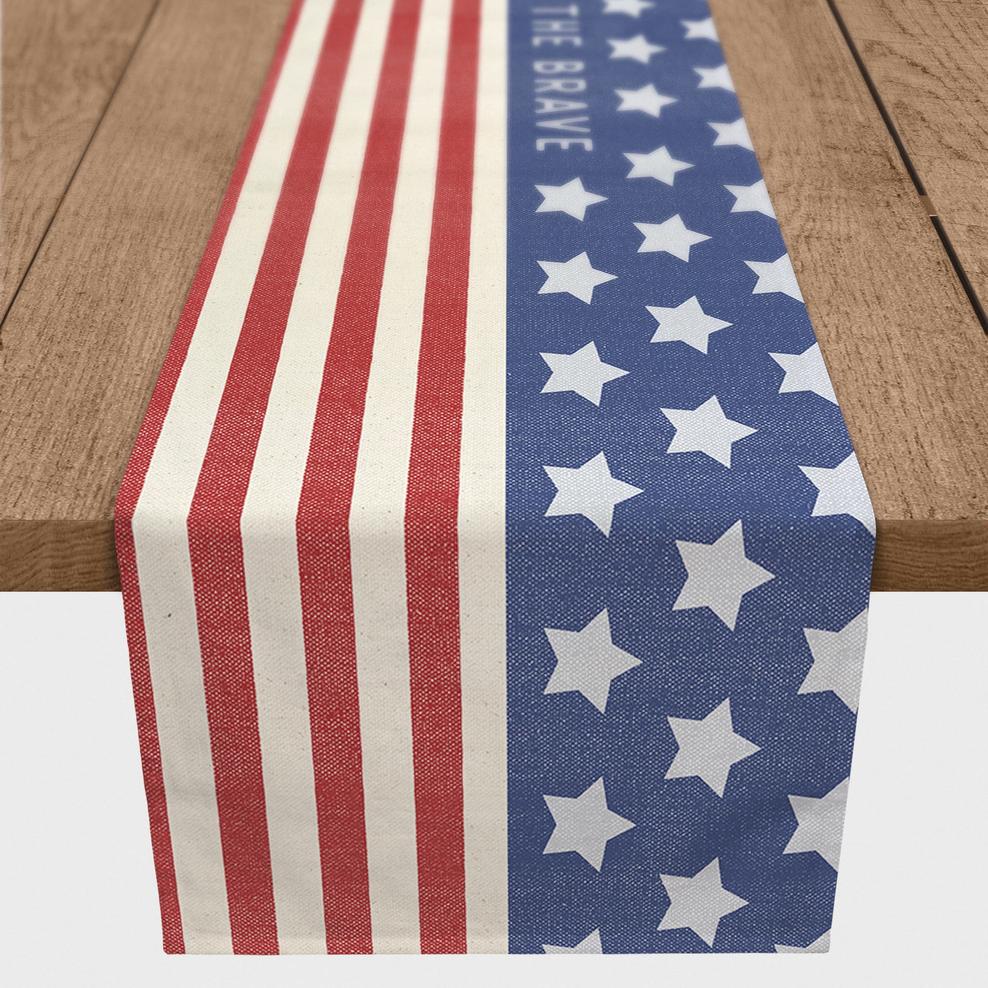 Home Of The Brave Outdoor Table Runner