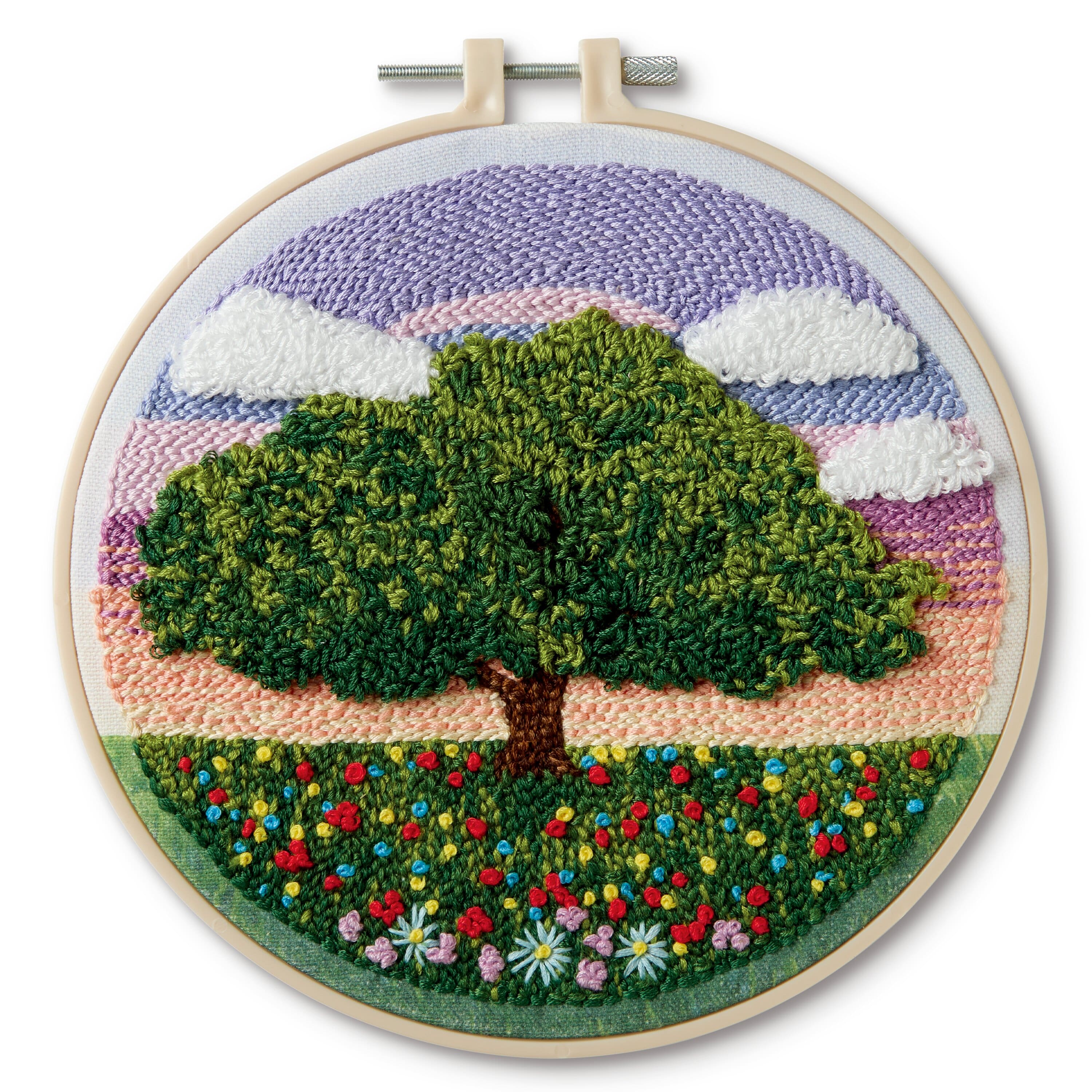 Michaels, Tree Punch Needle Kit by Loops & Threads® – Category: Punch Needle