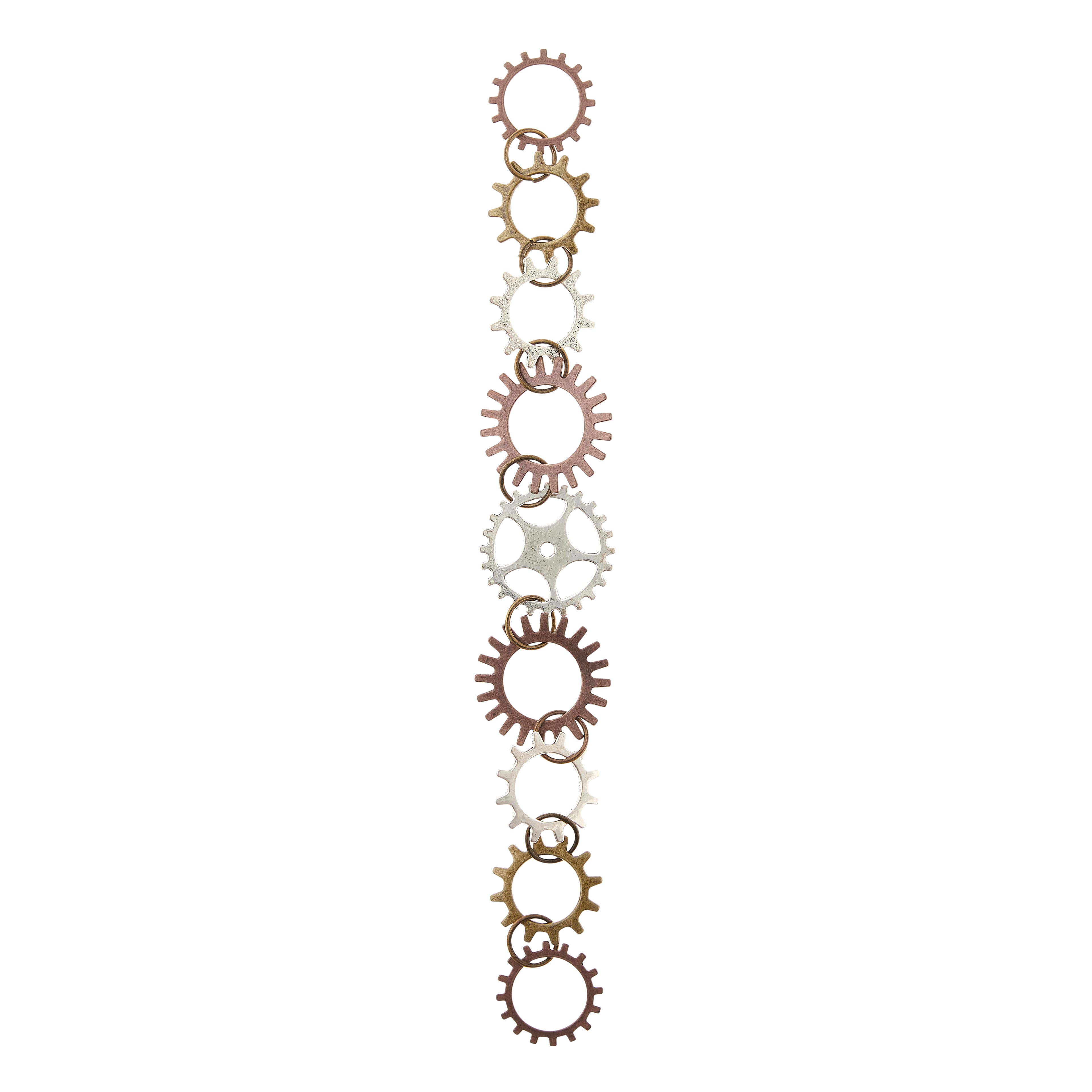 12 Pack: Metallic Metal Gear Beads by Bead Landing™