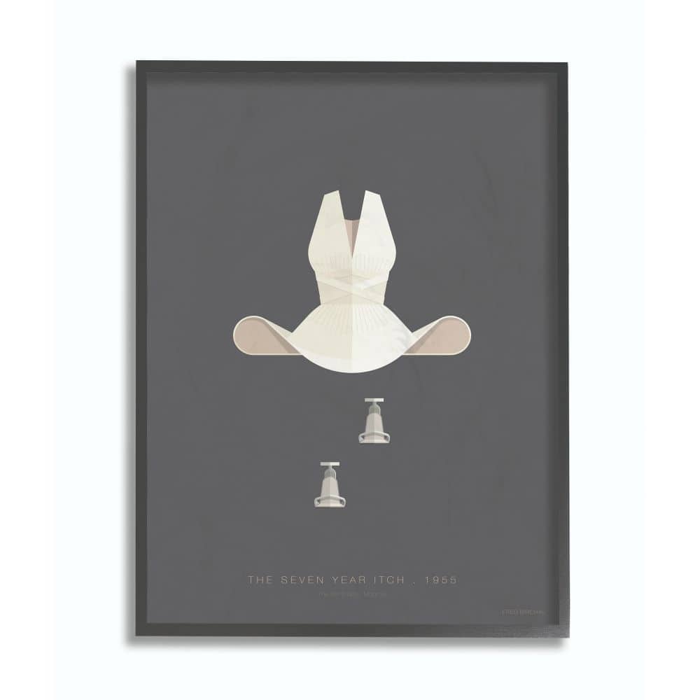 Stupell Industries The Seven Year Itch Wall Art in Black Frame