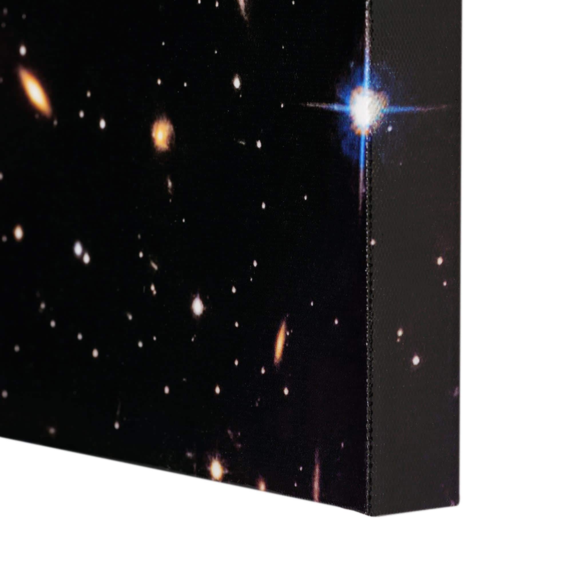 American Art Décor™ 30" NASA Magellanic Cloud Glossy Lacquer Canvas Wall Art Print