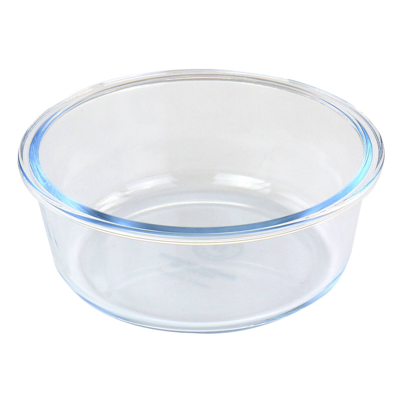 Martha Stewart Round Glass Food Storage Container with Locking Lid
