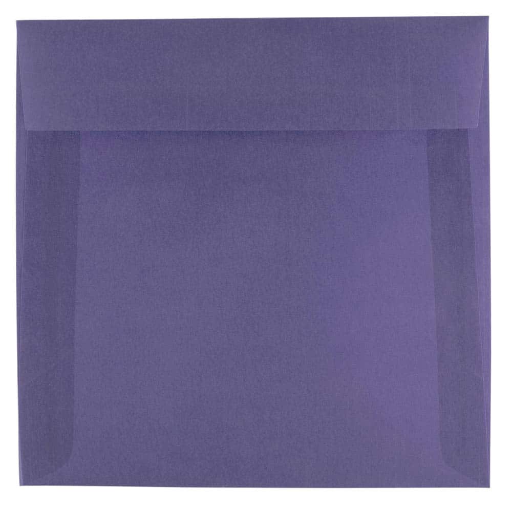 JAM Paper 6.5" x 6.5" Square Translucent Vellum Envelopes