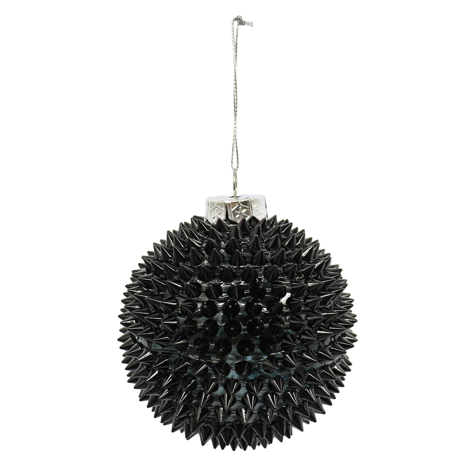 4" Black Nails Glass Ball Ornament by Ashland®