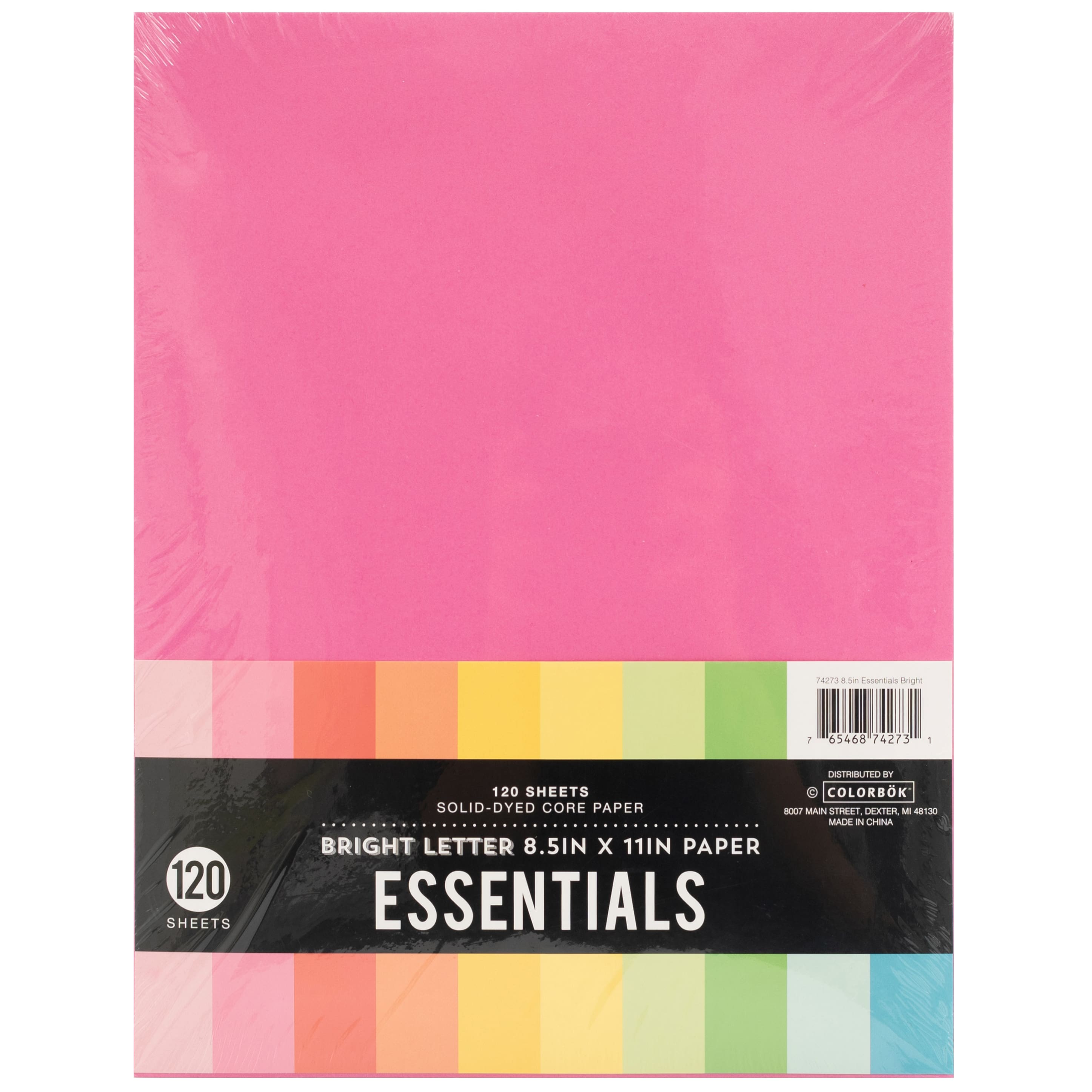 Colorbok® Essentials Bright Letter 24lb. Cardstock, 120 Sheets