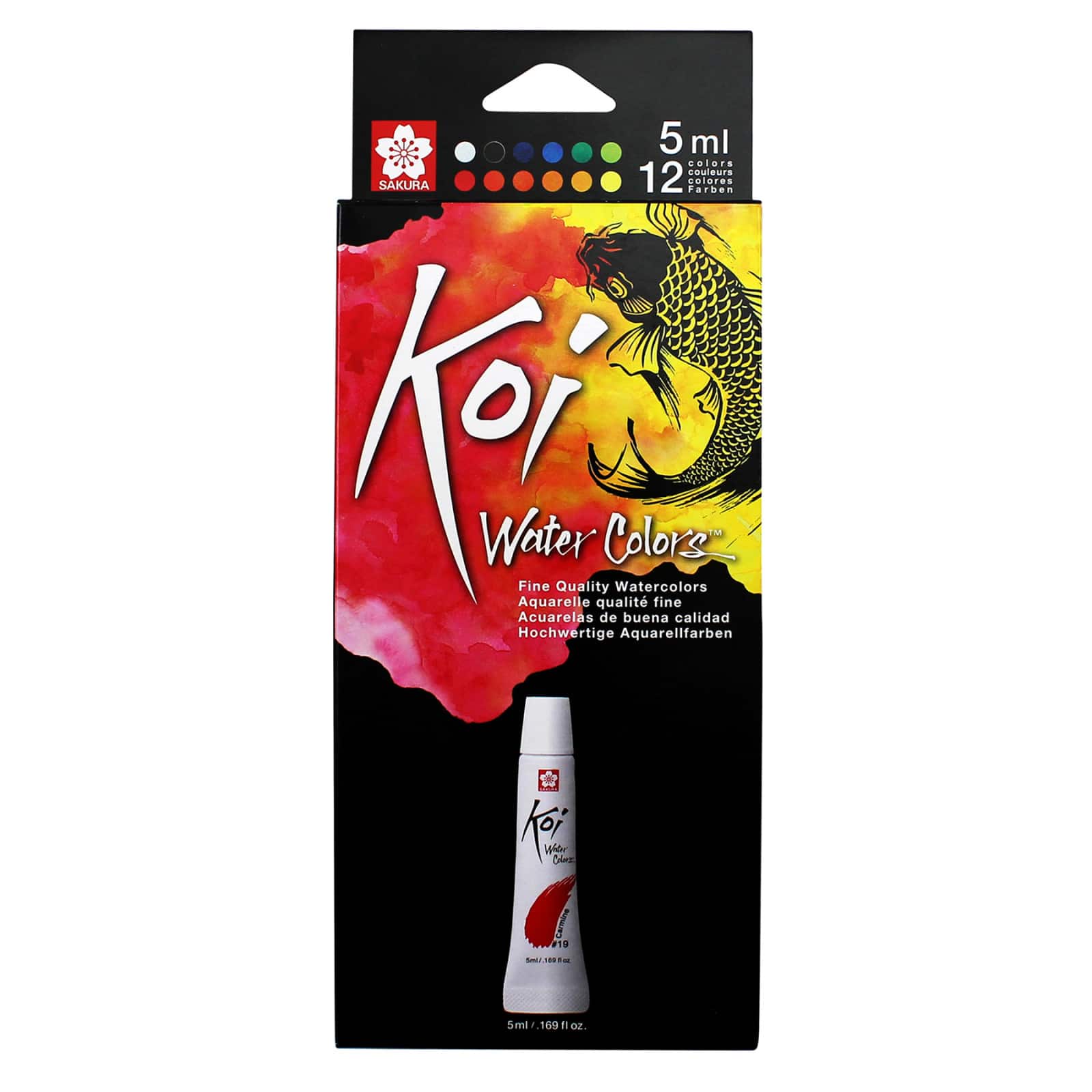 Koi® Water Colors™ 12 Color Set