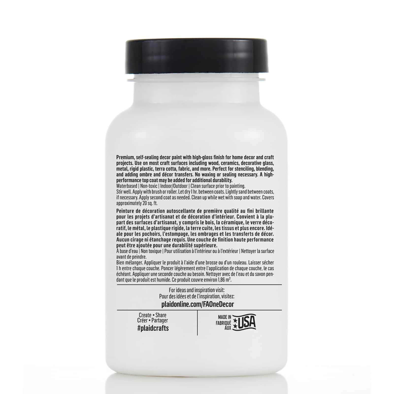 FolkArt® One Décor Paint™ Gloss Paint & Sealer