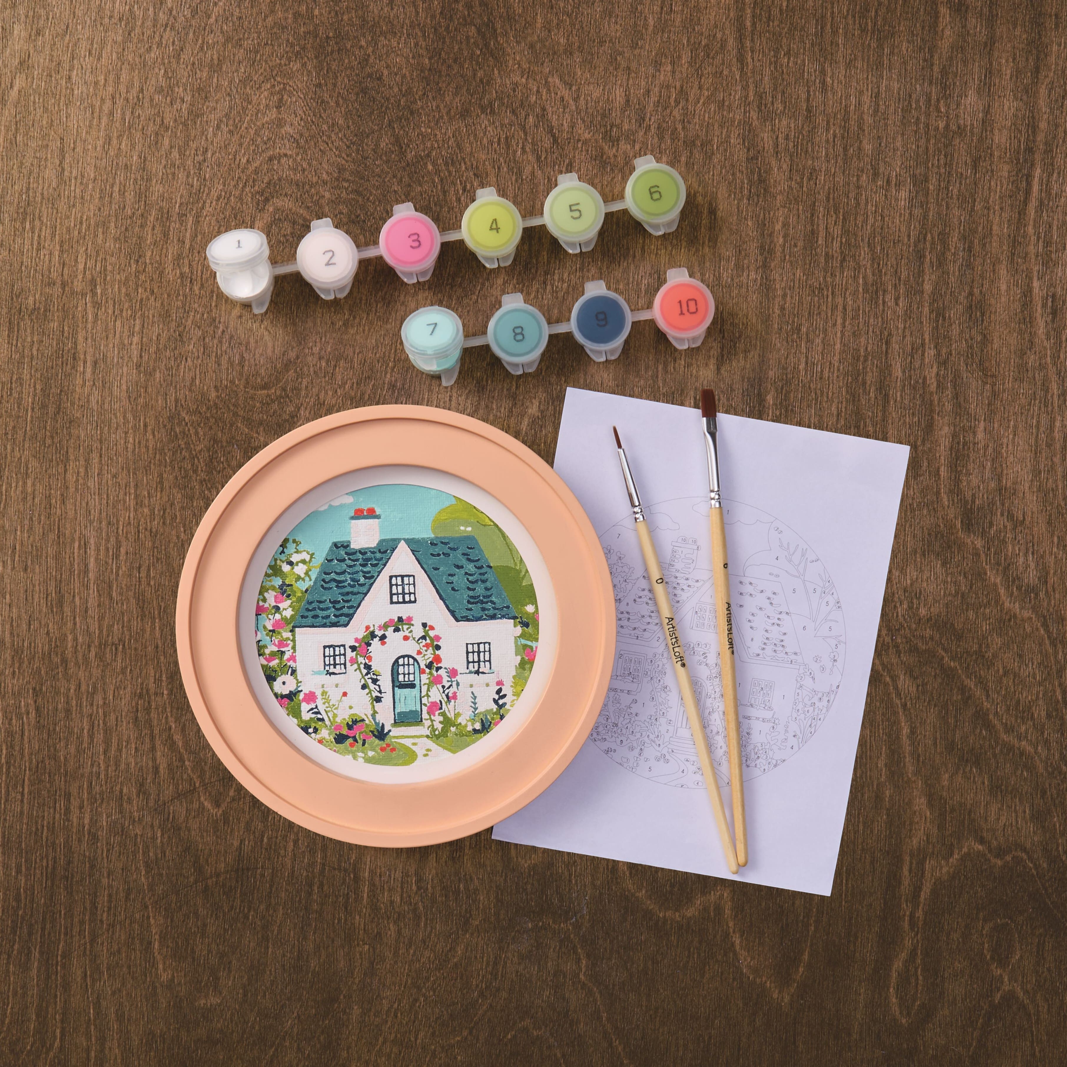 Cottage Paint-by-Number Framed Mini Kit by Artist's Loft®