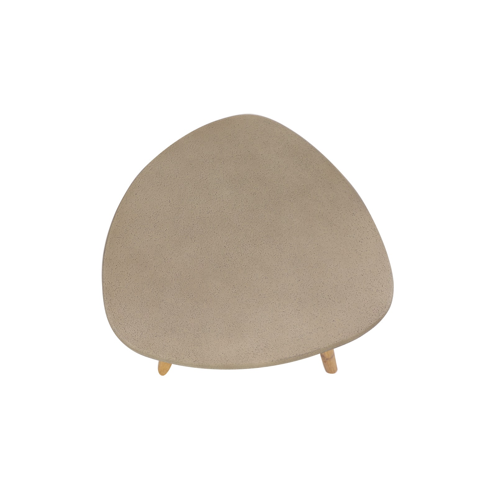 20" Gray Modern Outdoor Accent Table