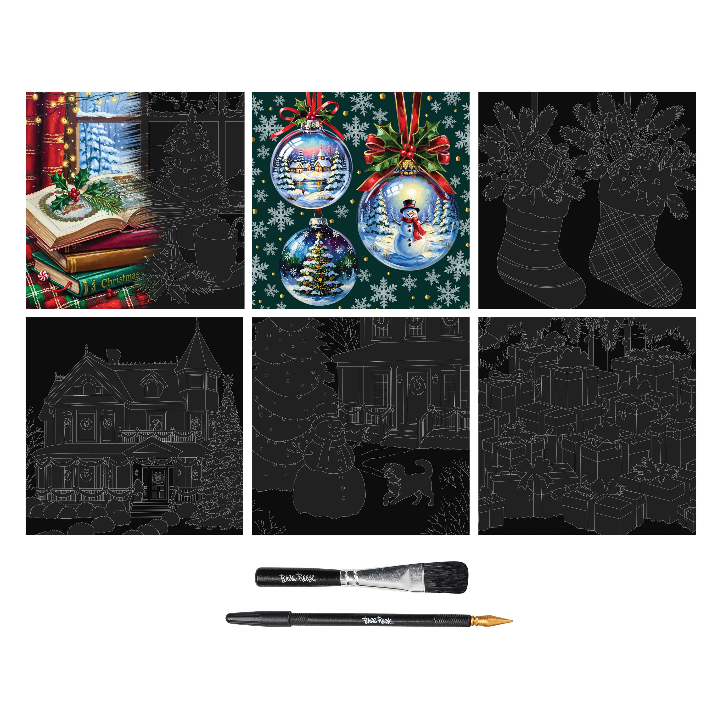 Brea Reese® 12" x 12" Cocoa & Décor Scratch Art Paper Pad