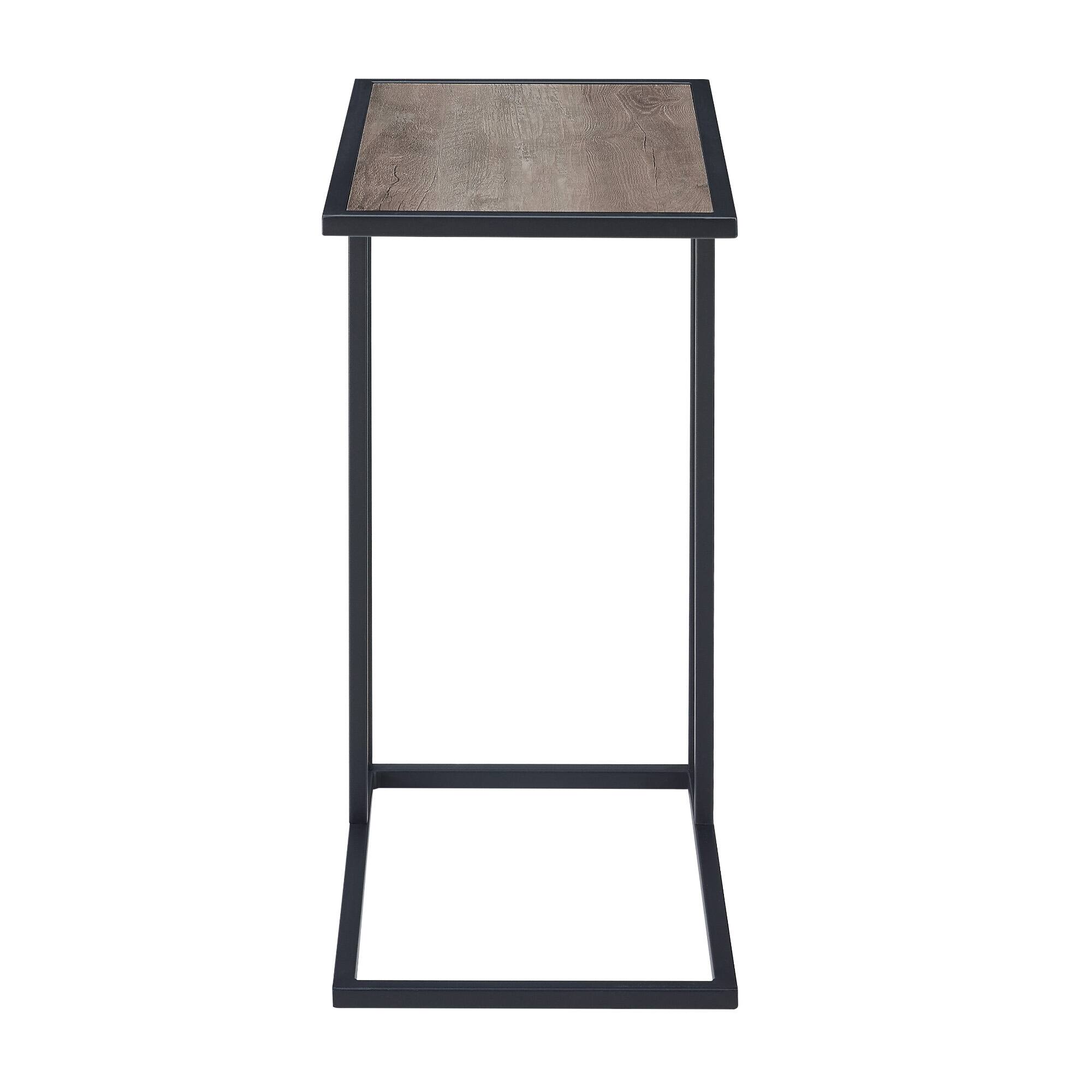 Walker Edison Gray Wash Modern End C Table