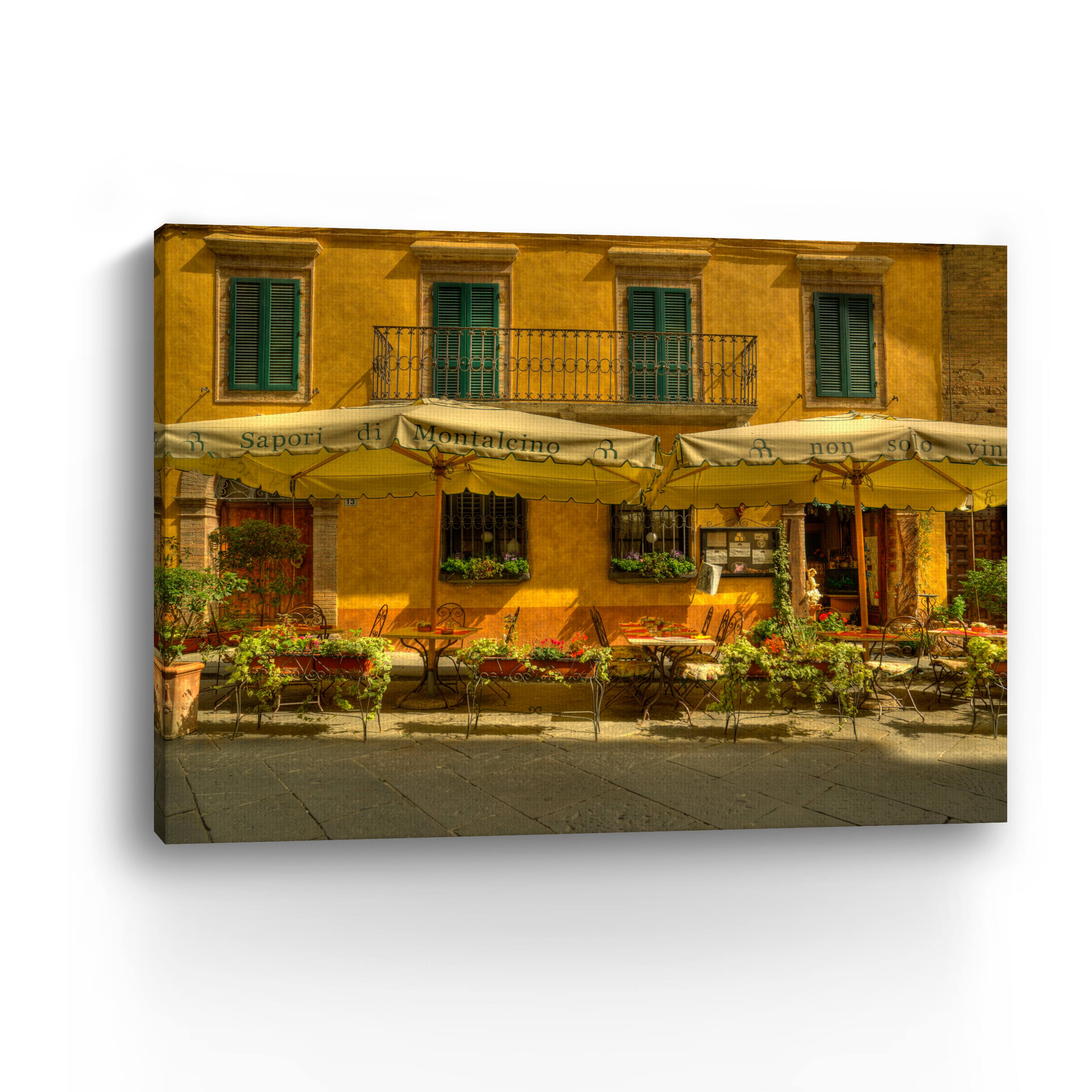 Lumaprints Montalcino Café Canvas Giclée Art