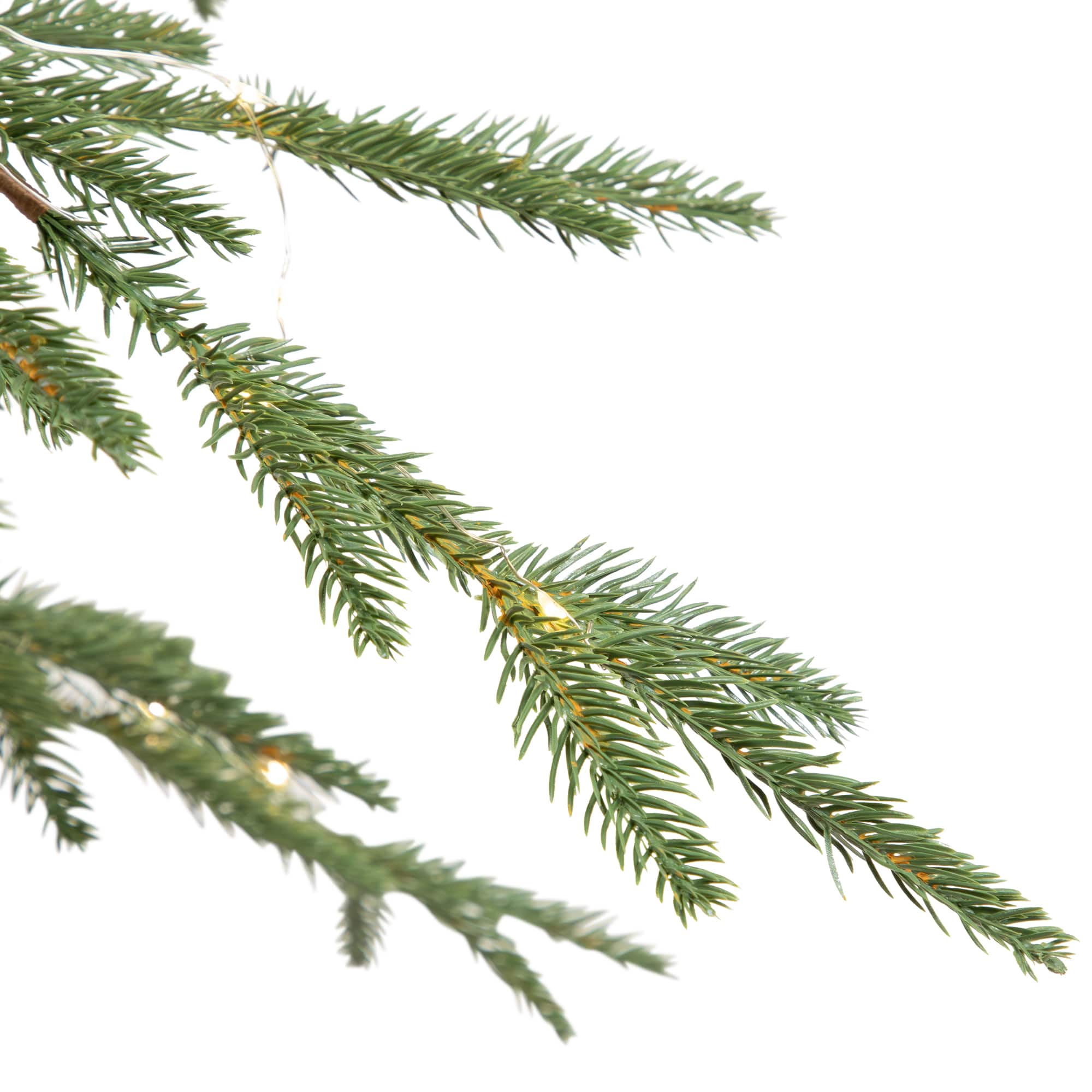 6ft. Pre-Lit Medium Alpine Artificial Christmas Tree, Clear LED Lights
