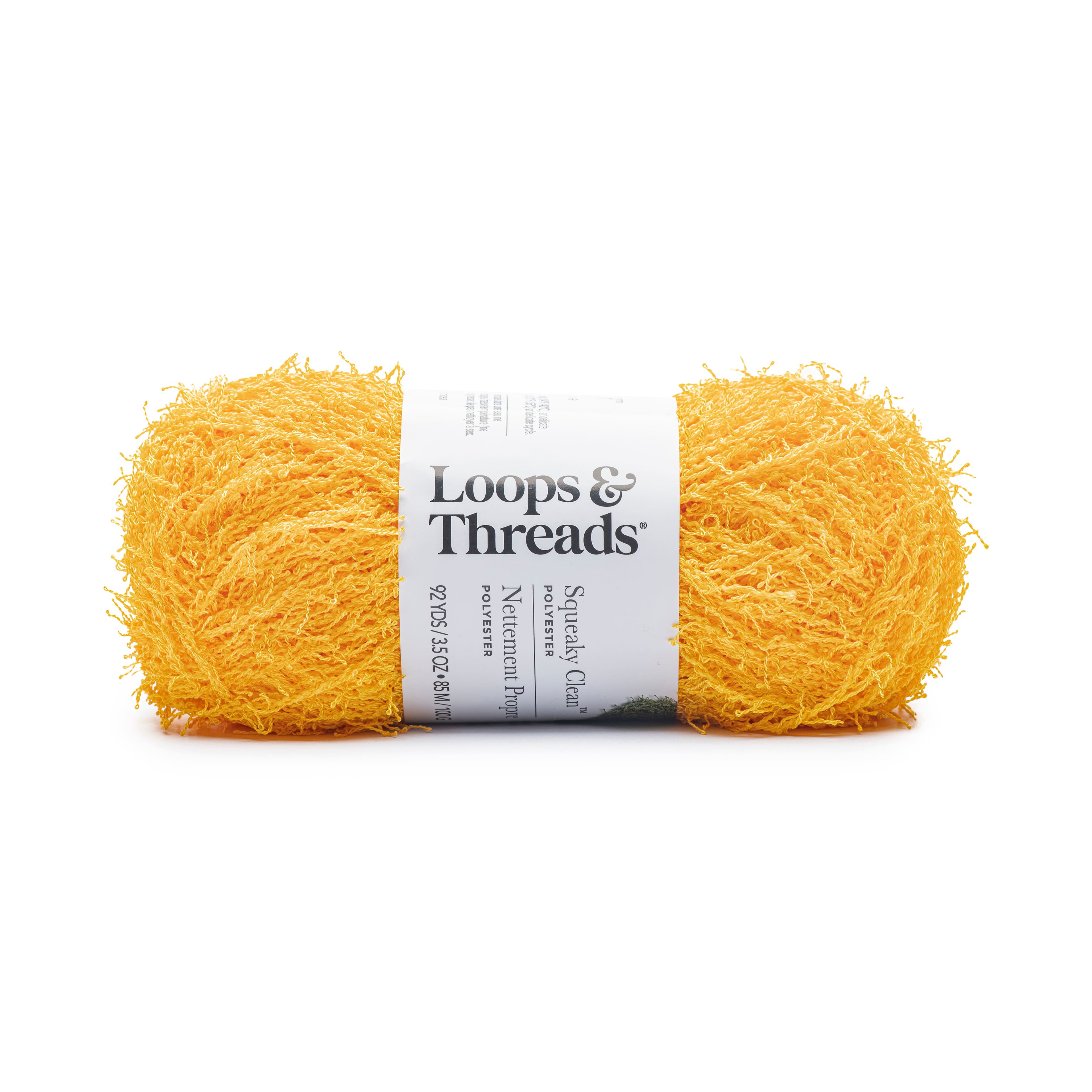 15 Pack: Squeaky Clean™ Solid Yarn by Loops & Threads®