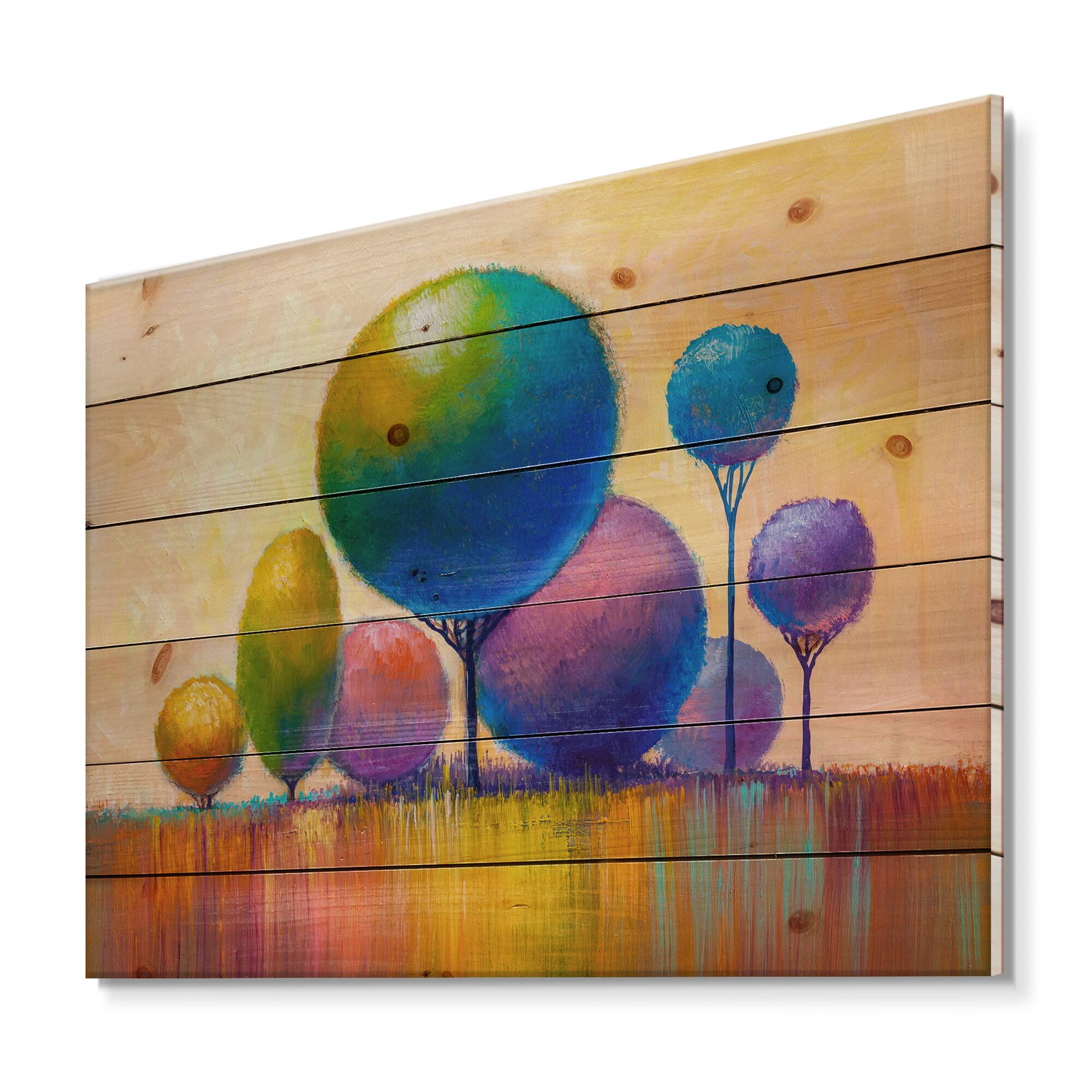 Designart - Colourful Ornamental Trees VIII