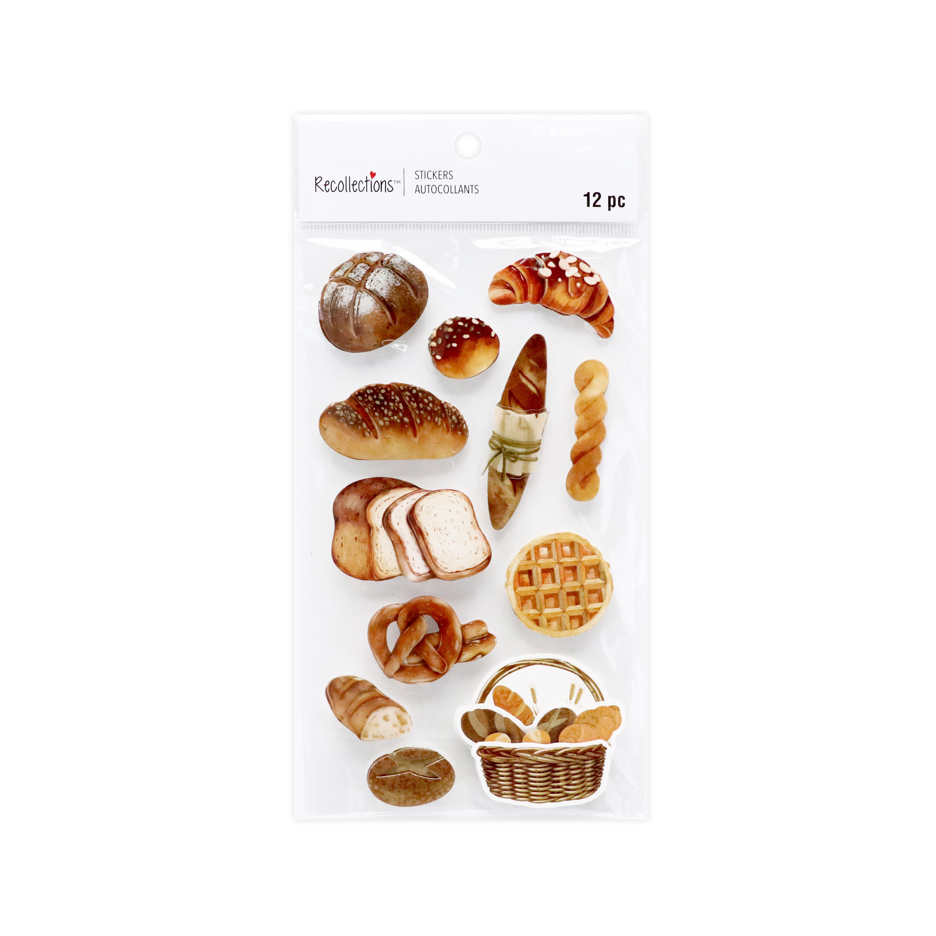 Bread 3D Stickers by Recollections™