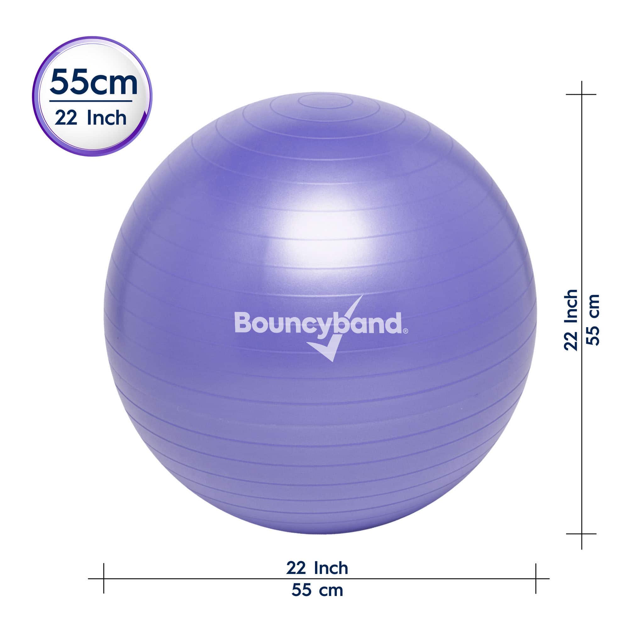 Bouncyband® 22" Purple Balance Ball