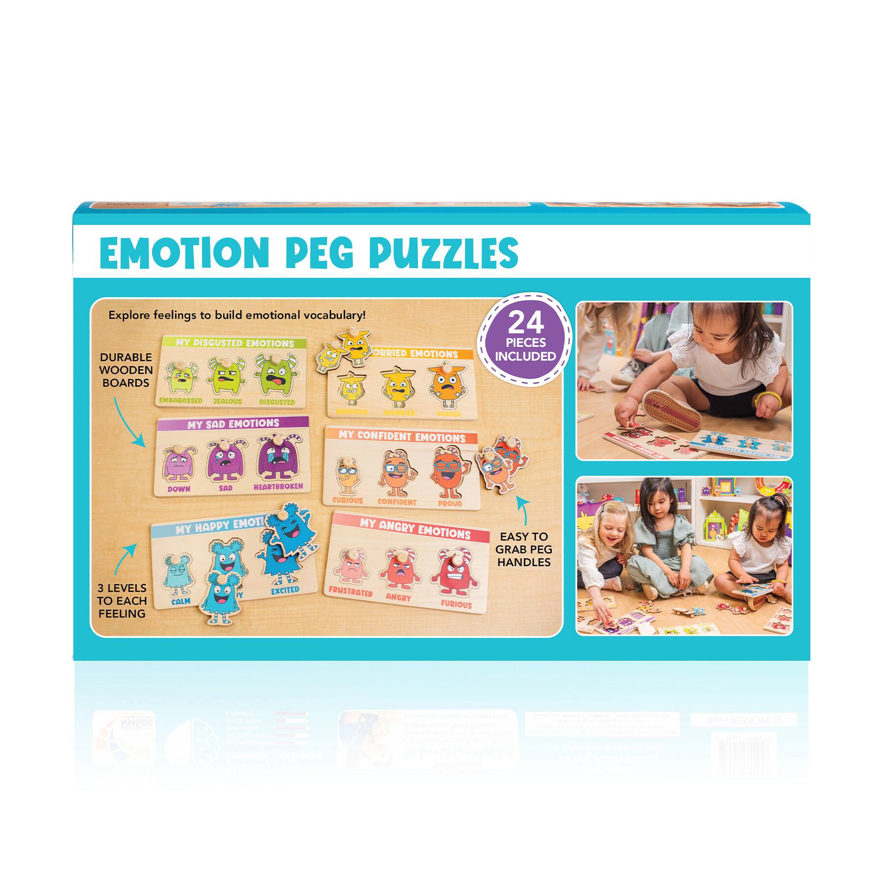 My Emotion Levels Peg Puzzle Set