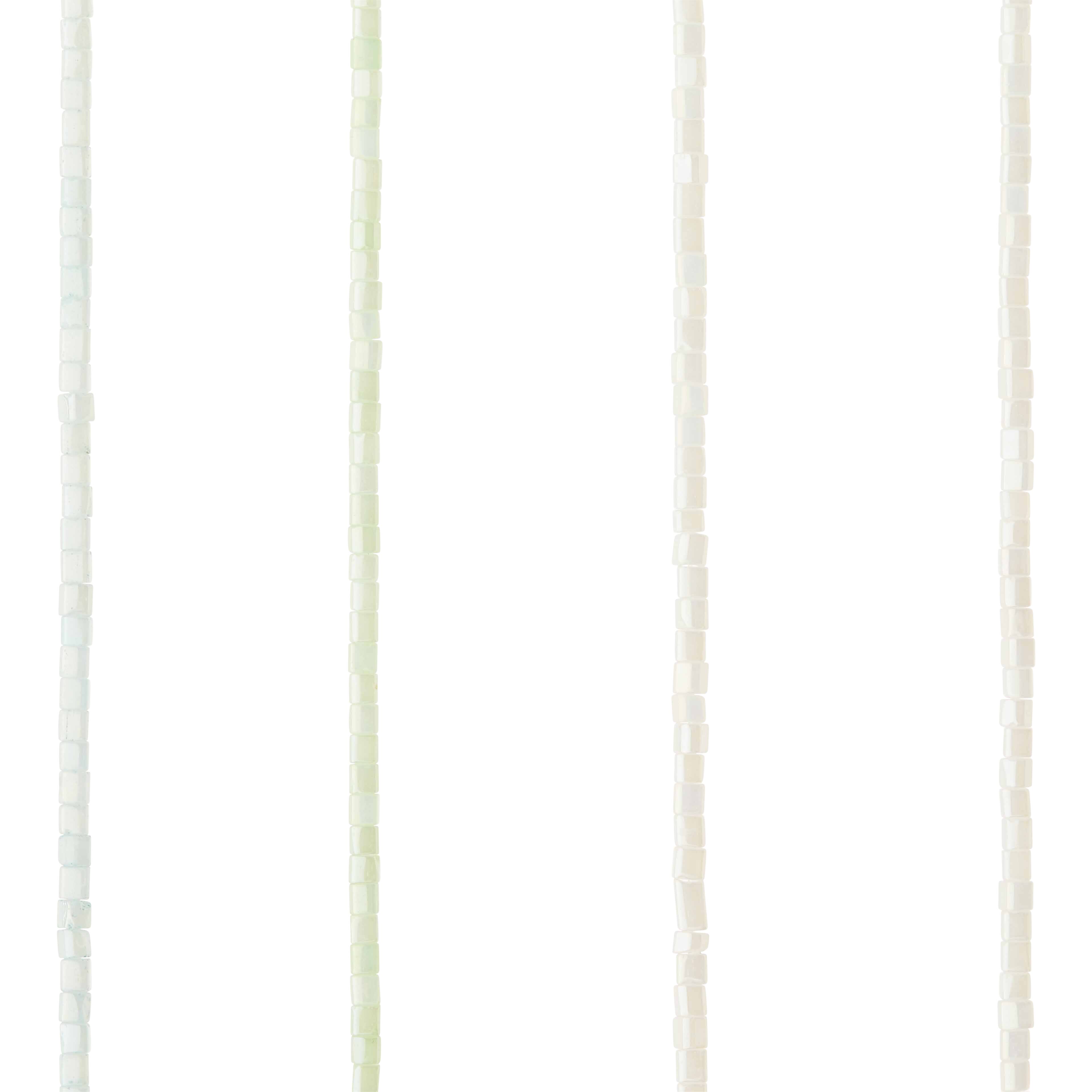 Pastel Glass Cube Beads, 3.5mm by Bead Landing™