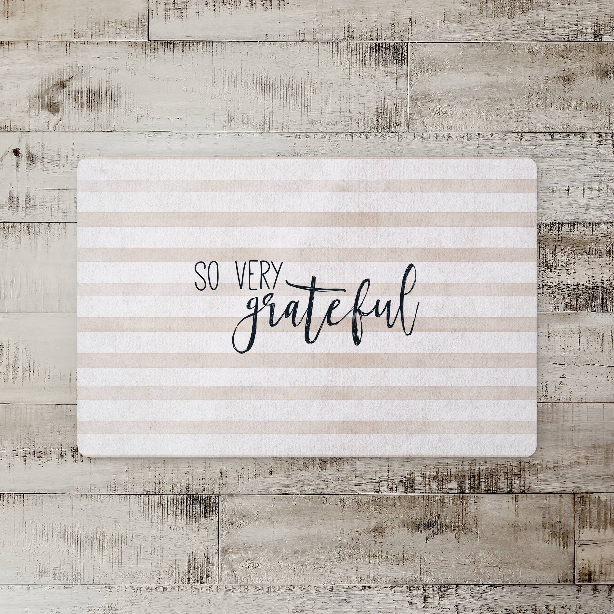 So Grateful Floor Mat