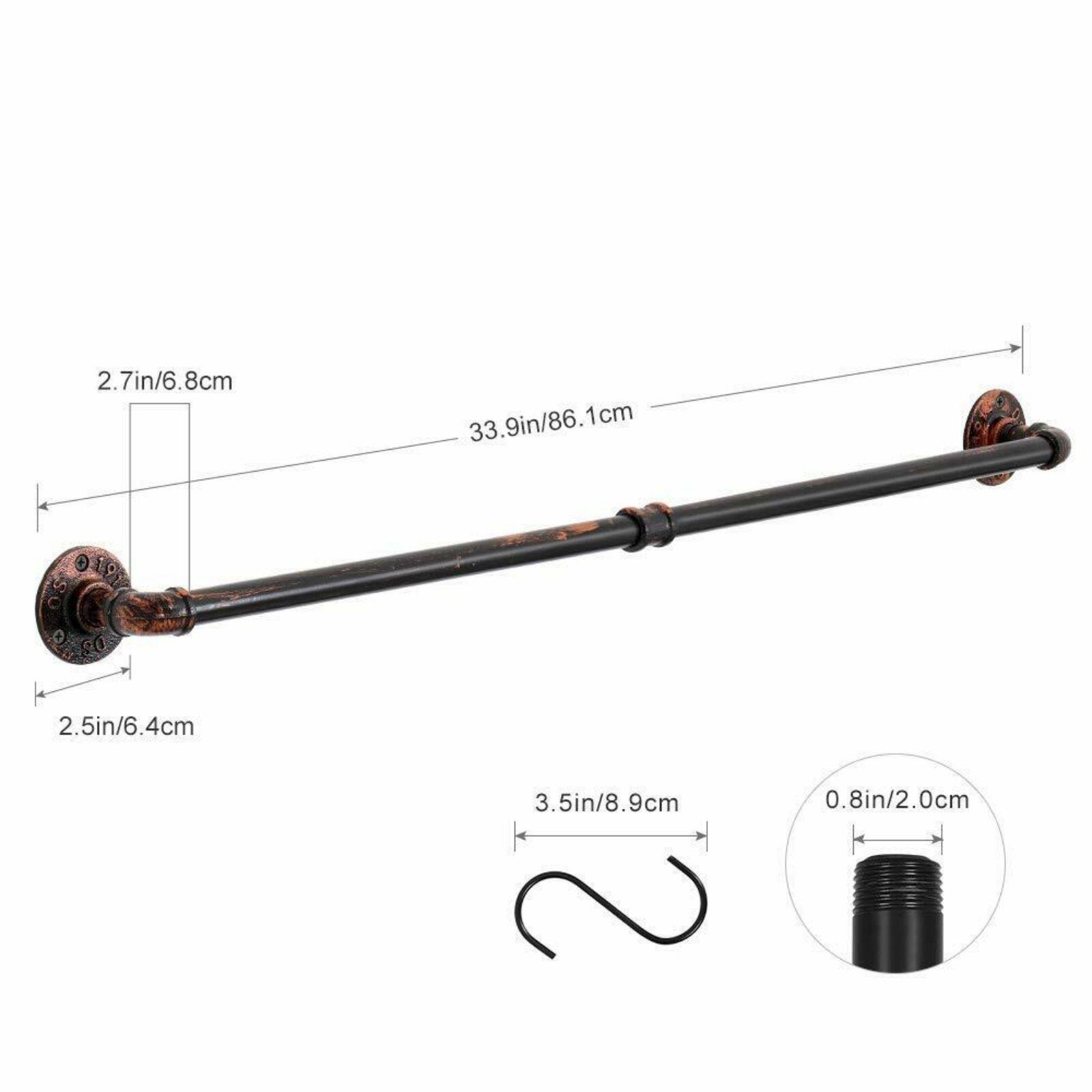 NEX™ Bronze Pot Rack Wall Mounted Kitchen Pot Lid Organizer